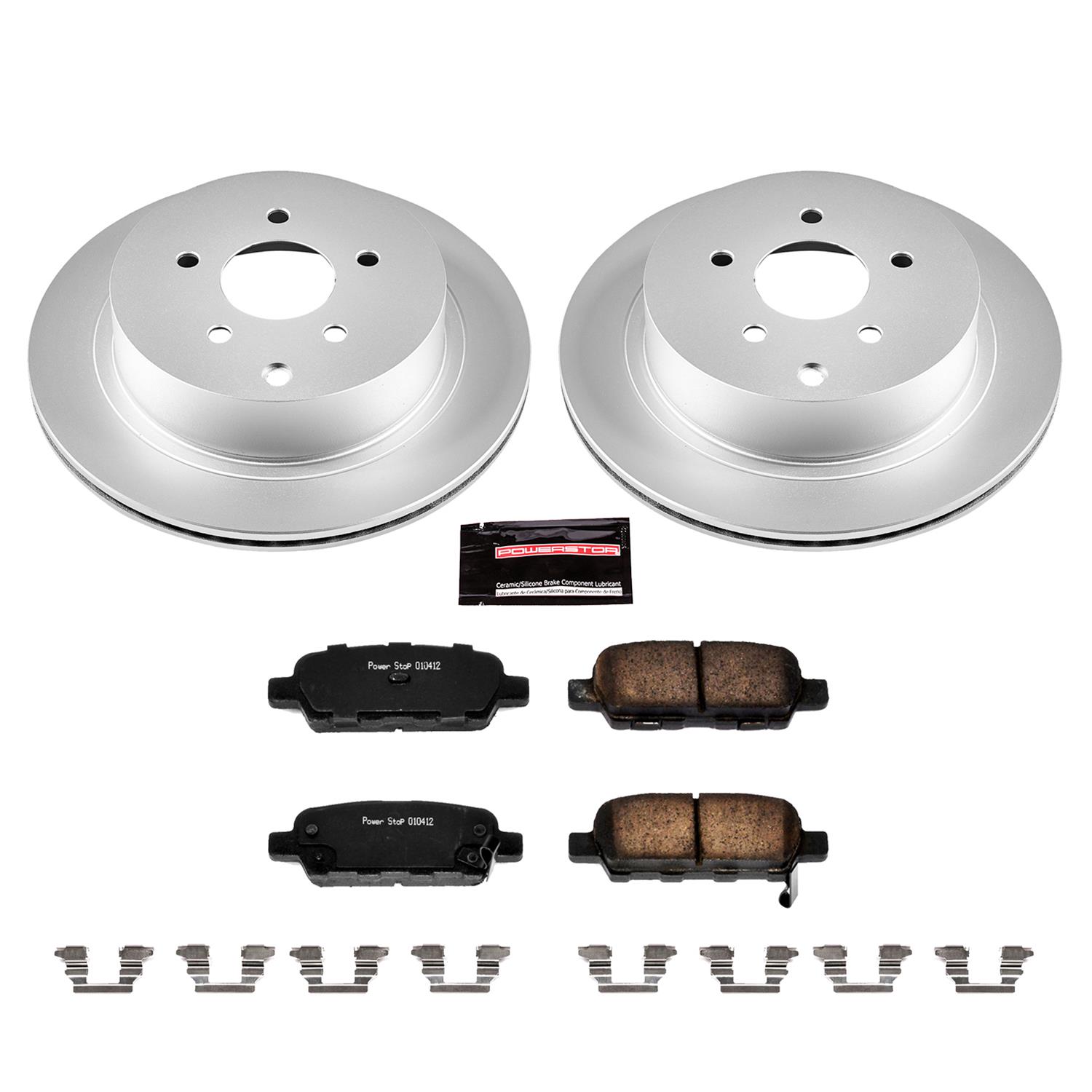 Power Stop 11-17 Nissan Quest Front & Rear Z17 Evolution Geomet Coated Brake Kit (1x psbCRK6360, 1x psbCRK2427) thumbnail 8