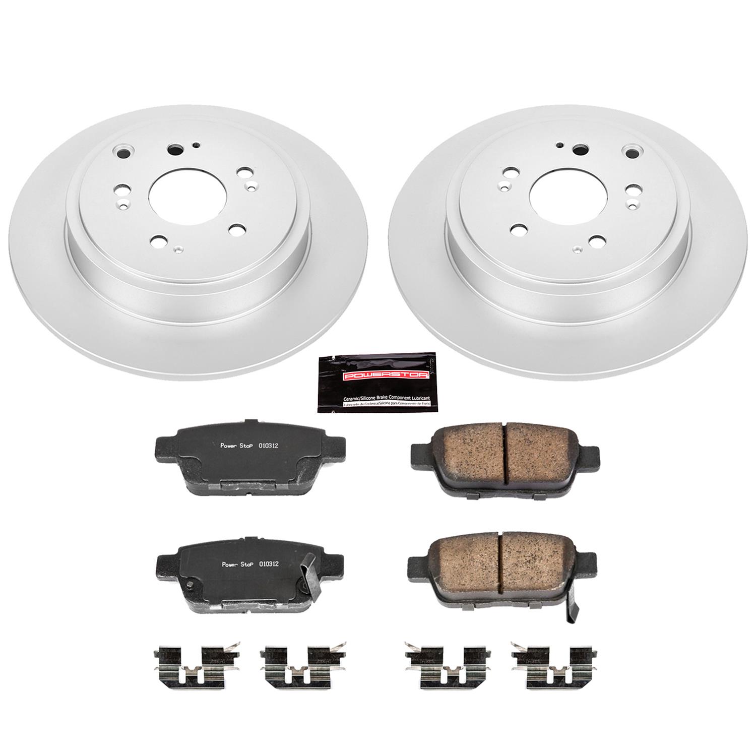 Power Stop 06-11 Honda Ridgeline Front & Rear Z17 Evolution Geomet Coated Brake Kit (1x psbCRK2431, 1x psbCRK2429) thumbnail 8