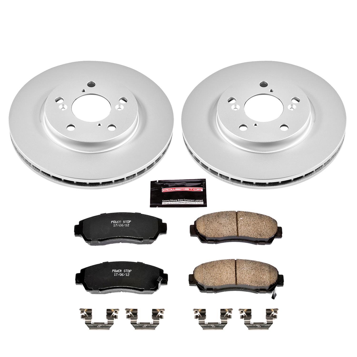 Power Stop 05-10 Honda Odyssey Front & Rear Z17 Evolution Geomet Coated Brake Kit (1x psbCRK4604, 1x psbCRK2435) thumbnail 7