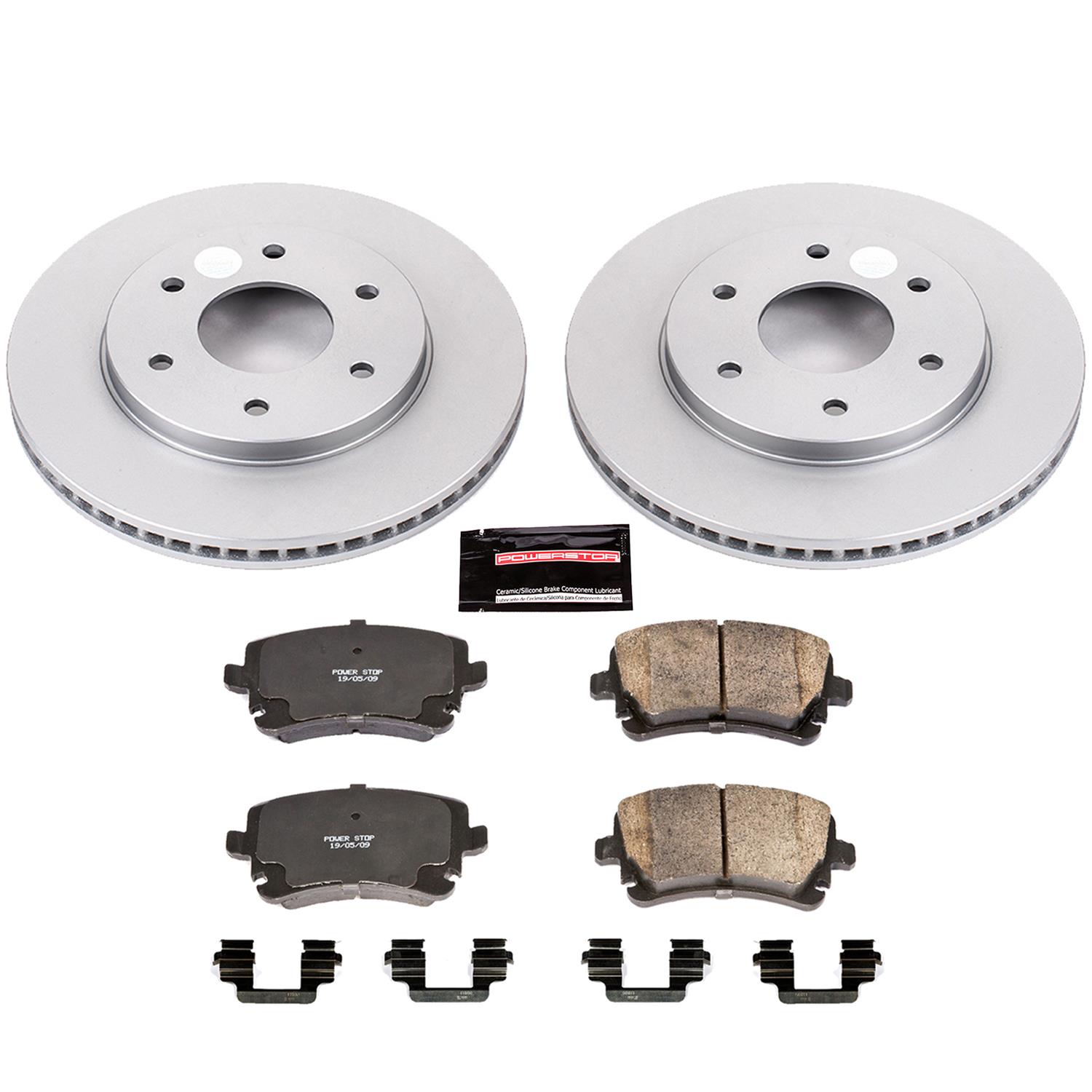 Power Stop 04-05 Infiniti QX56 Front & Rear Z17 Evolution Geomet Coated Brake Kit (1x psbCRK2445, 1x psbCRK2442) thumbnail 7