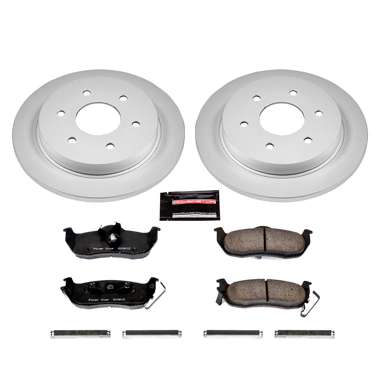 Power Stop 12-15 Nissan Armada Front & Rear Z17 Evolution Geomet Coated Brake Kit (1x psbCRK2445, 1x psbCRK5821) thumbnail 7