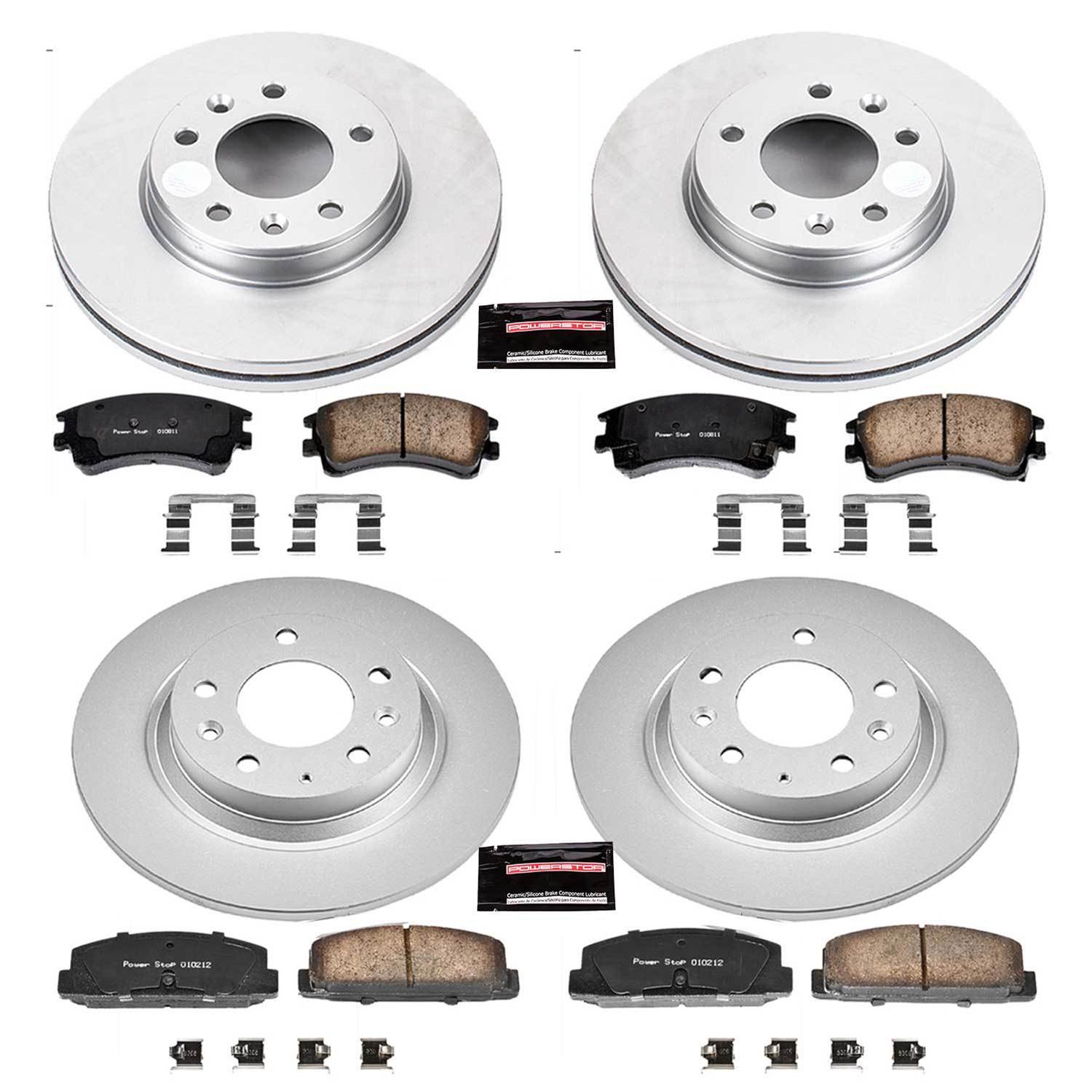 Power Stop 03-05 Mazda 6 Front & Rear Z17 Evolution Geomet Coated Brake Kit (1x psbCRK2452, 1x psbCRK2448) thumbnail 4