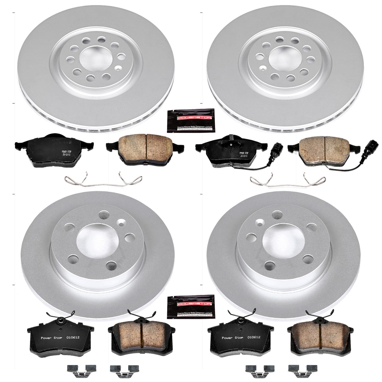 Power Stop 00-06 Audi TT Quattro Front & Rear Z23 Evolution Sport Coated Brake Kit (1x psbCRK3093, 1x psbCRK914) thumbnail 4