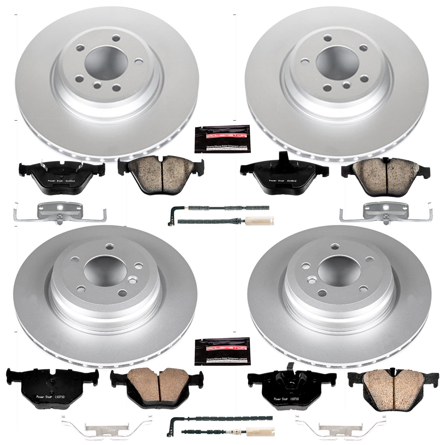 Power Stop 2009 BMW 335i xDrive Front & Rear Z23 Evolution Sport Coated Brake Kit (1x psbCRK045, 1x psbCRK3015) thumbnail 4