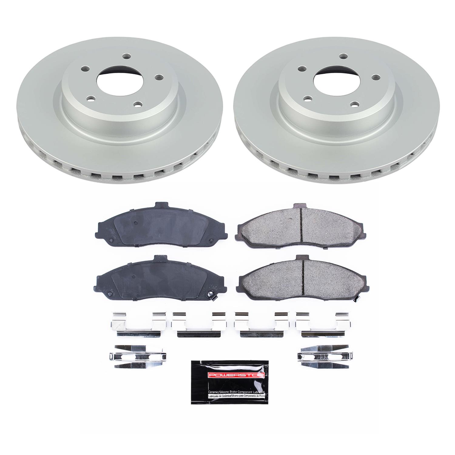 Power Stop 05-06 Pontiac GTO Front & Rear Z17 Evolution Geomet Coated Brake Kit (1x psbCRK1601, 1x psbCRK2912) thumbnail 5