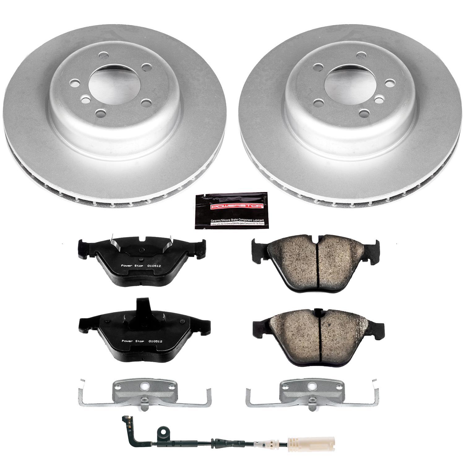 Power Stop 08-10 BMW 535i Front & Rear Z23 Evolution Sport Coated Brake Kit (1x psbCRK2940, 1x psbCRK2918) thumbnail 5