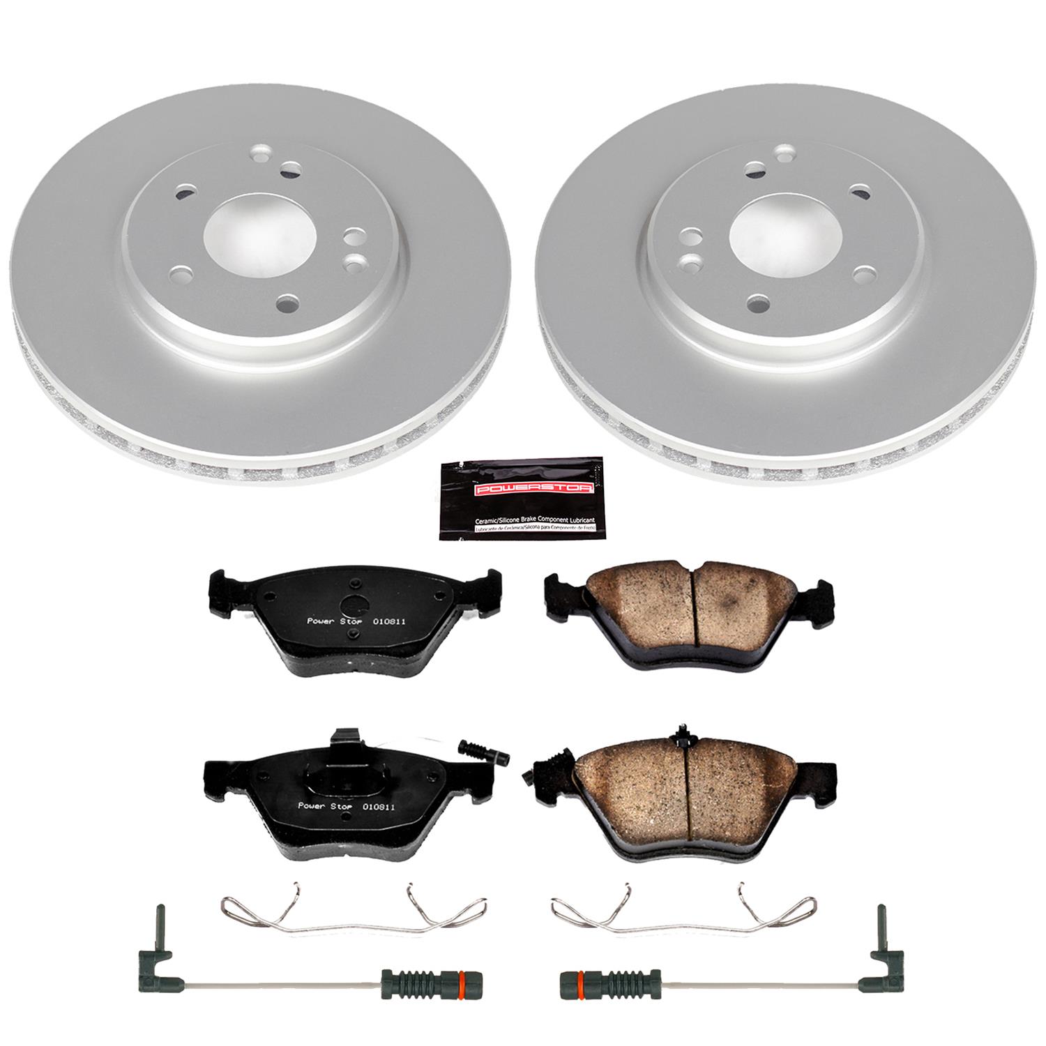 Power Stop 01-04 Mercedes-Benz SLK320 Front & Rear Z23 Evolution Sport Coated Brake Kit (1x psbCRK368, 1x psbCRK2926) thumbnail 6