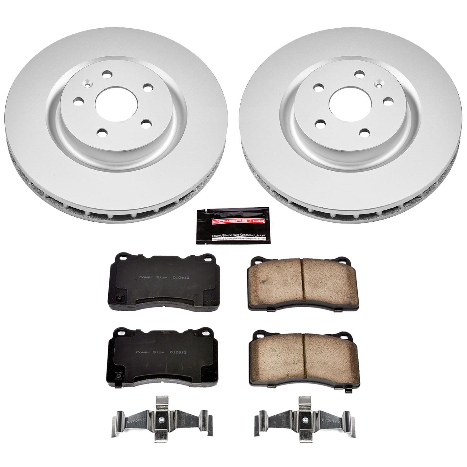Power Stop 12-13 Buick Regal Front & Rear Z17 Evolution Geomet Coated Brake Kit (1x psbCRK5547, 1x psbCRK2948) thumbnail 2