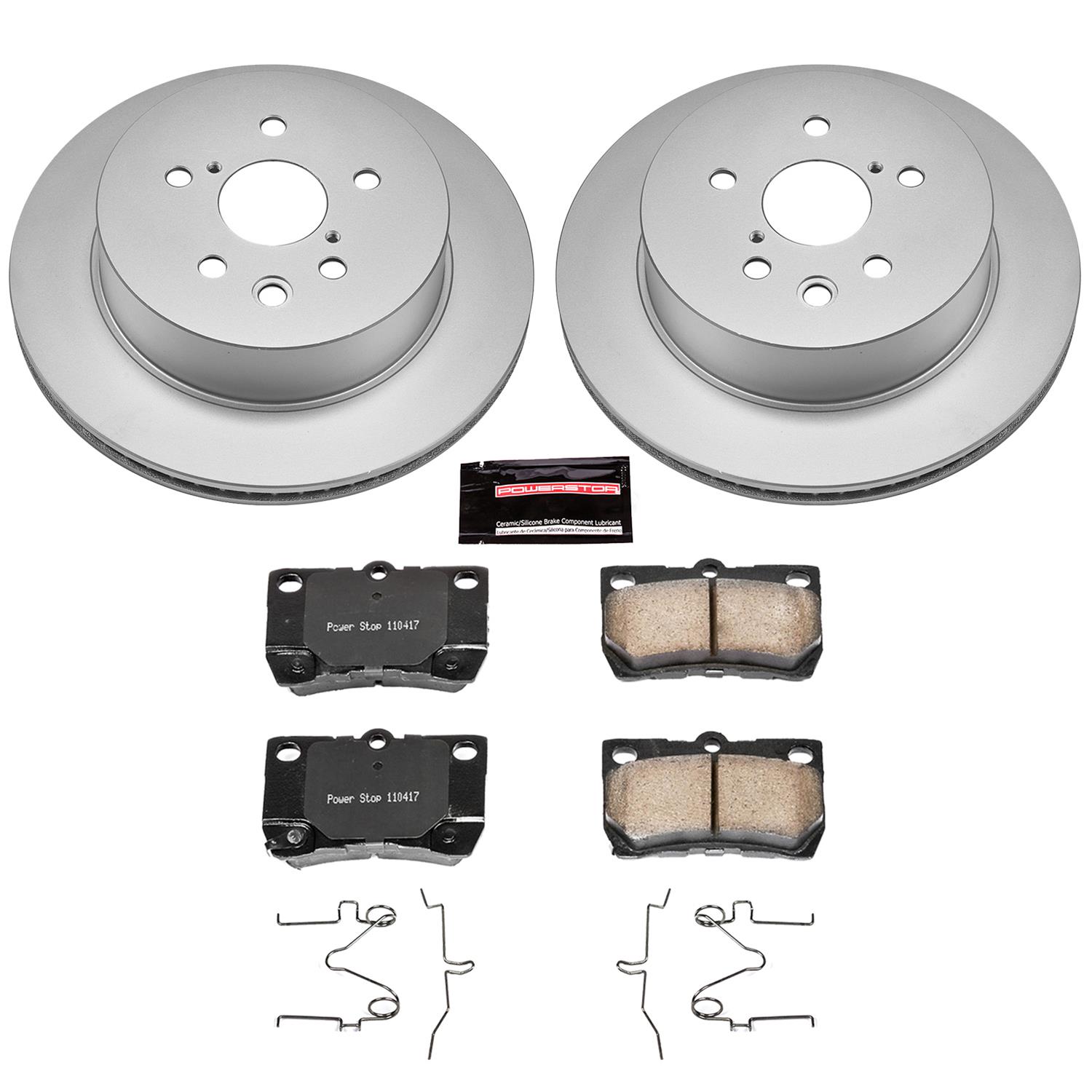 Power Stop 09-11 Lexus GS350 Front & Rear Z17 Evolution Geomet Coated Brake Kit (1x psbCRK2977, 1x psbCRK5868) thumbnail 5