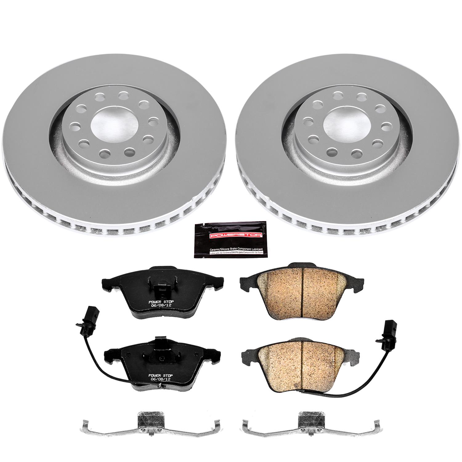 Power Stop 05-09 Audi A4 Front & Rear Z23 Evolution Sport Coated Brake Kit (1x psbCRK4624, 1x psbCRK2990) thumbnail 6