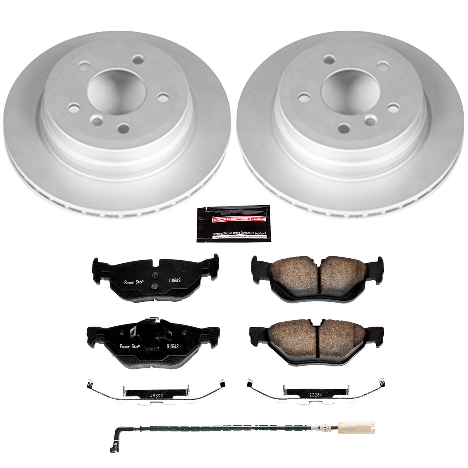 Power Stop 09-10 BMW 328i xDrive Front & Rear Z23 Evolution Sport Coated Brake Kit (1x psbCRK4678, 1x psbCRK3002) thumbnail 9