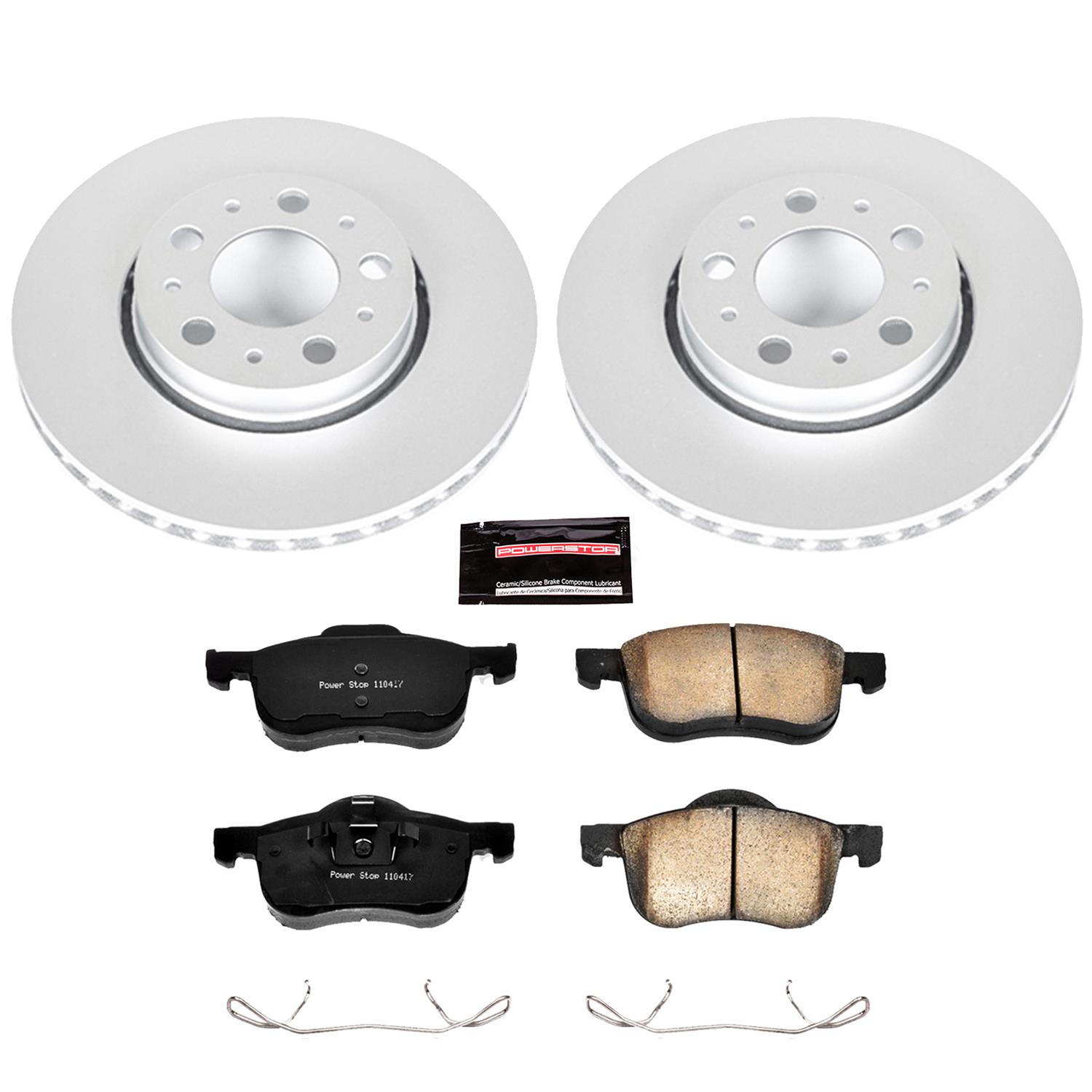 Power Stop 01-07 Volvo S60 Front & Rear Z23 Evolution Sport Coated Brake Kit (1x psbCRK5196, 1x psbCRK3004) thumbnail 8