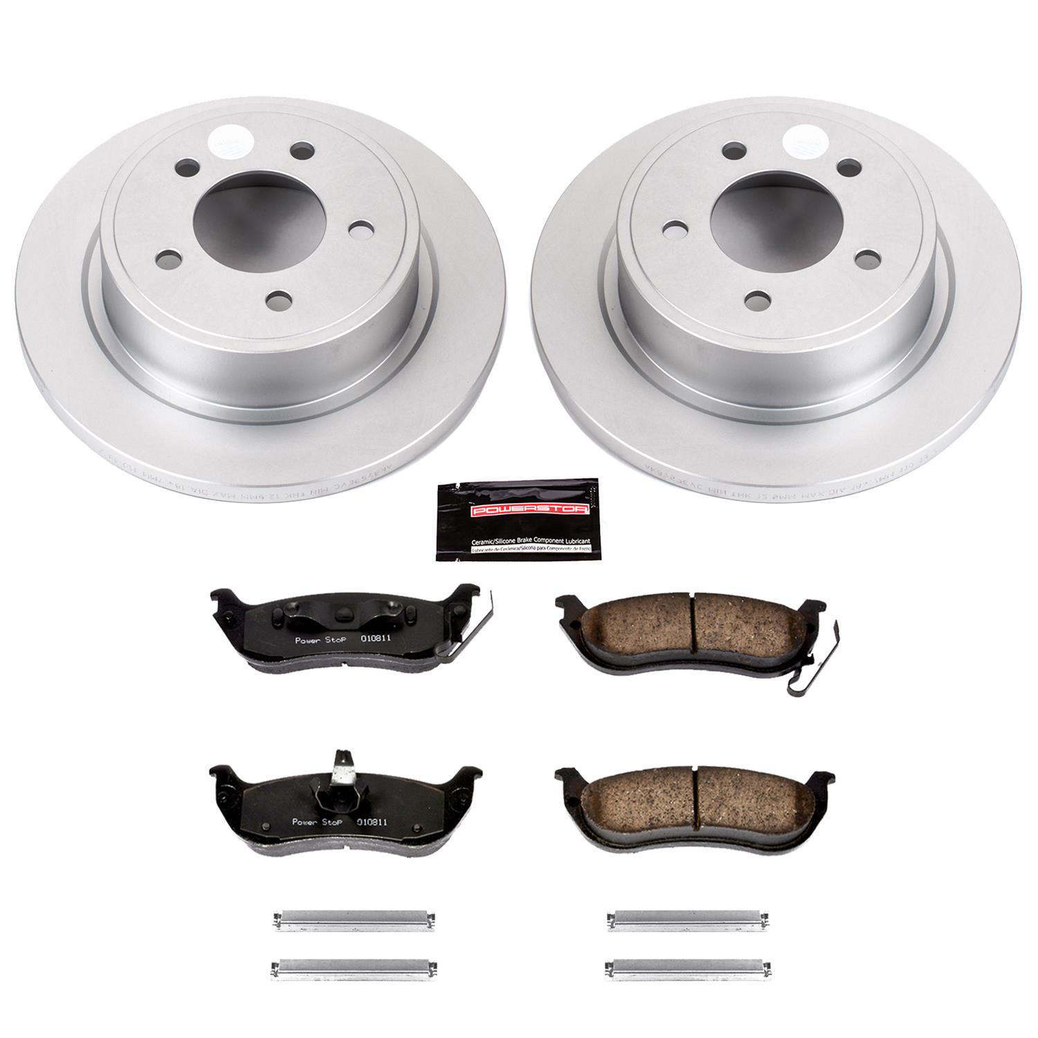 Power Stop 04-08 Chrysler Pacifica Front & Rear Z17 Evolution Geomet Coated Brake Kit (1x psbCRK3020, 1x psbCRK3009) thumbnail 5