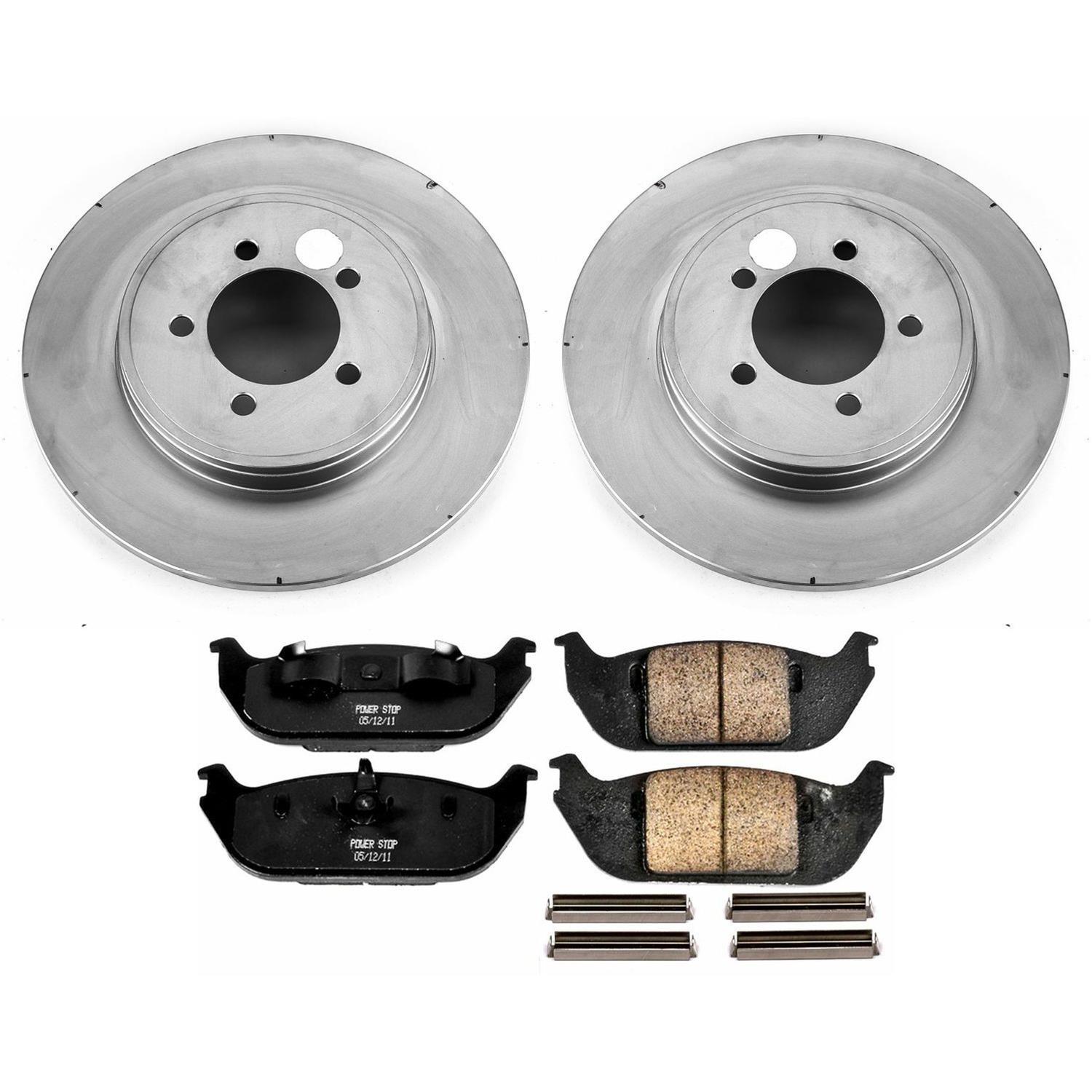 Power Stop 03-05 Lincoln Aviator Front & Rear Z17 Evolution Geomet Coated Brake Kit (1x psbCRK3025, 1x psbCRK3024) thumbnail 5