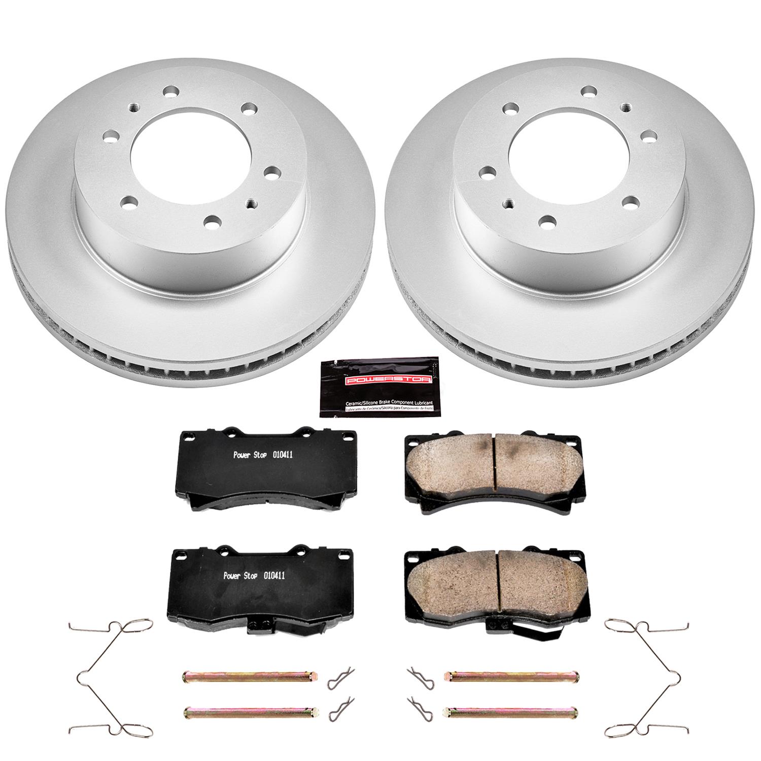 Power Stop 06-10 Hummer H3 Front & Rear Z17 Evolution Geomet Coated Brake Kit (1x psbCRK3035, 1x psbCRK3067) thumbnail 6