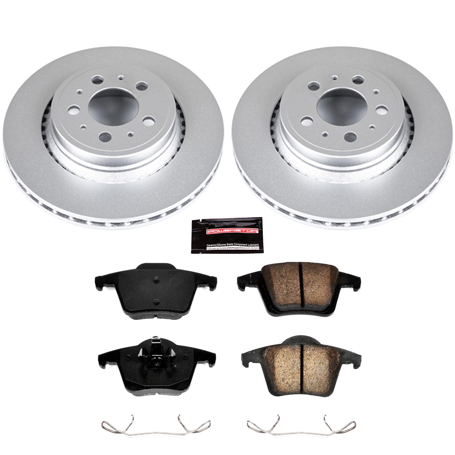 Power Stop 03-14 Volvo XC90 Front & Rear Z23 Evolution Sport Coated Brake Kit (1x psbCRK5707, 1x psbCRK3039) thumbnail 5