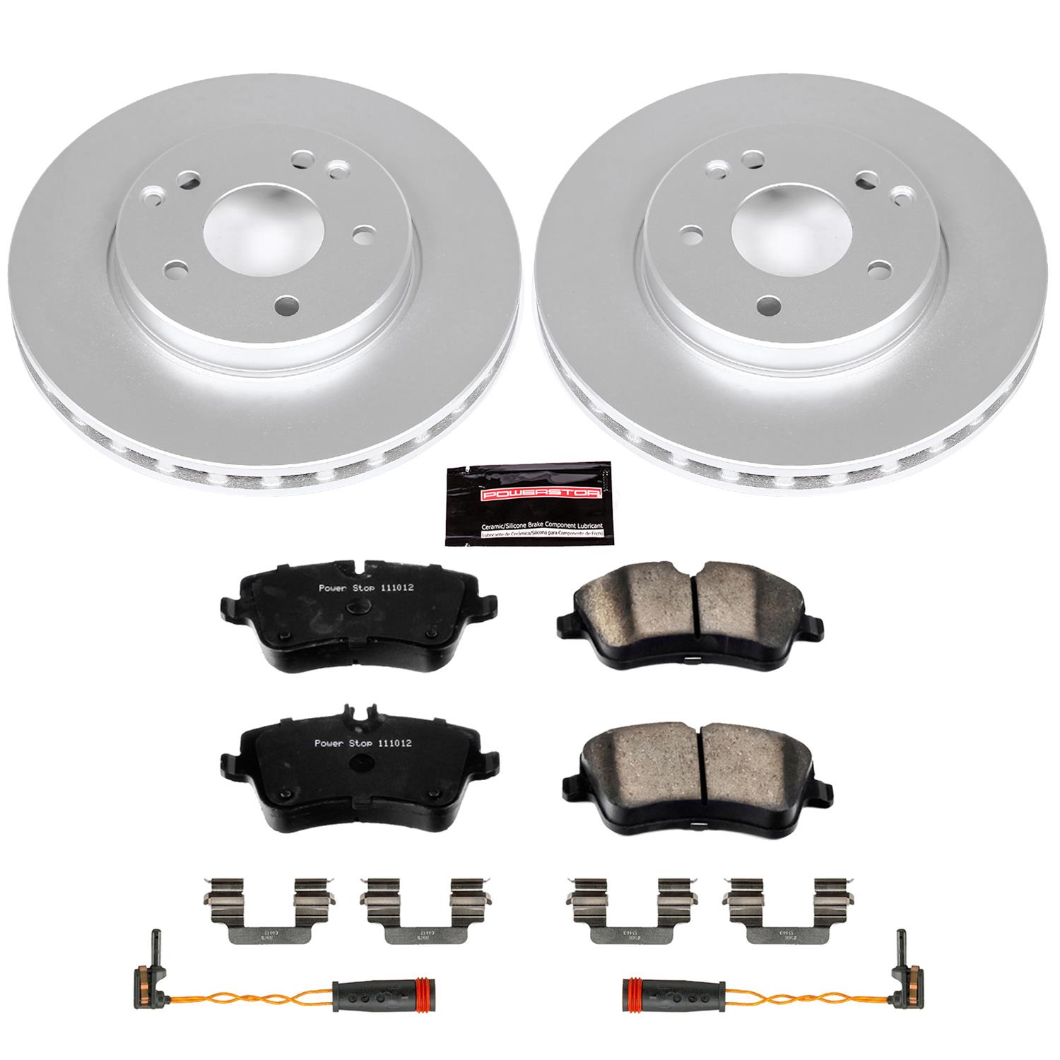 Power Stop 02-05 Mercedes-Benz C230 Front & Rear Z23 Evolution Sport Coated Brake Kit (1x psbCRK3048, 1x psbCRK368) thumbnail 6