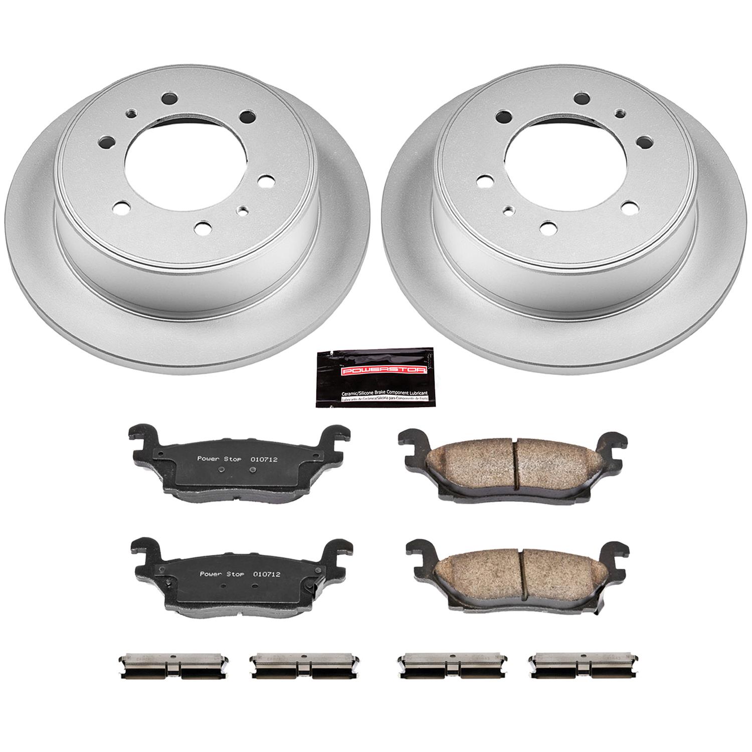 Power Stop 06-10 Hummer H3 Front & Rear Z17 Evolution Geomet Coated Brake Kit (1x psbCRK3035, 1x psbCRK3067) thumbnail 5