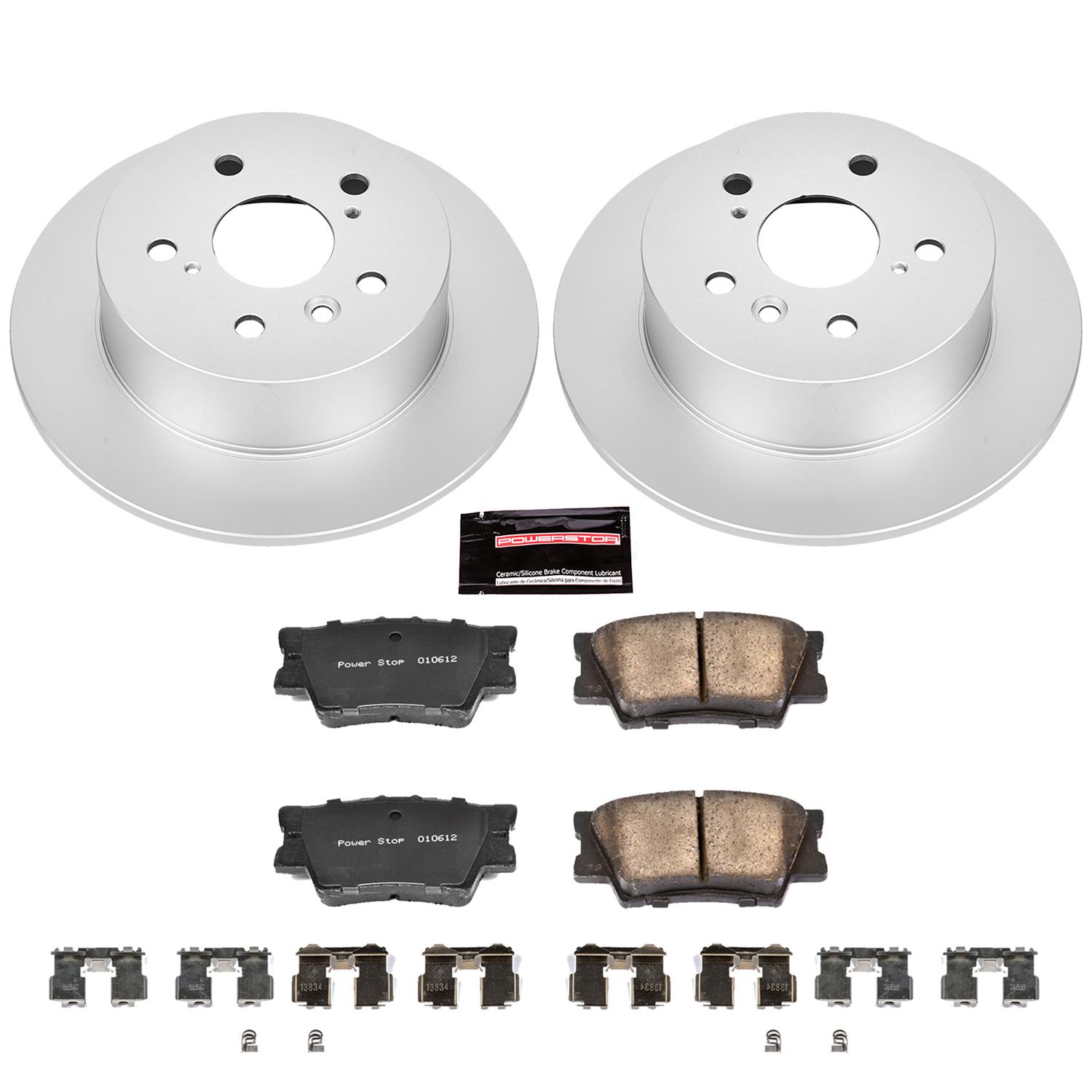 Power Stop 07-12 Lexus ES350 Front & Rear Z17 Evolution Geomet Coated Brake Kit (1x psbCRK3053, 1x psbCRK3068) thumbnail 8