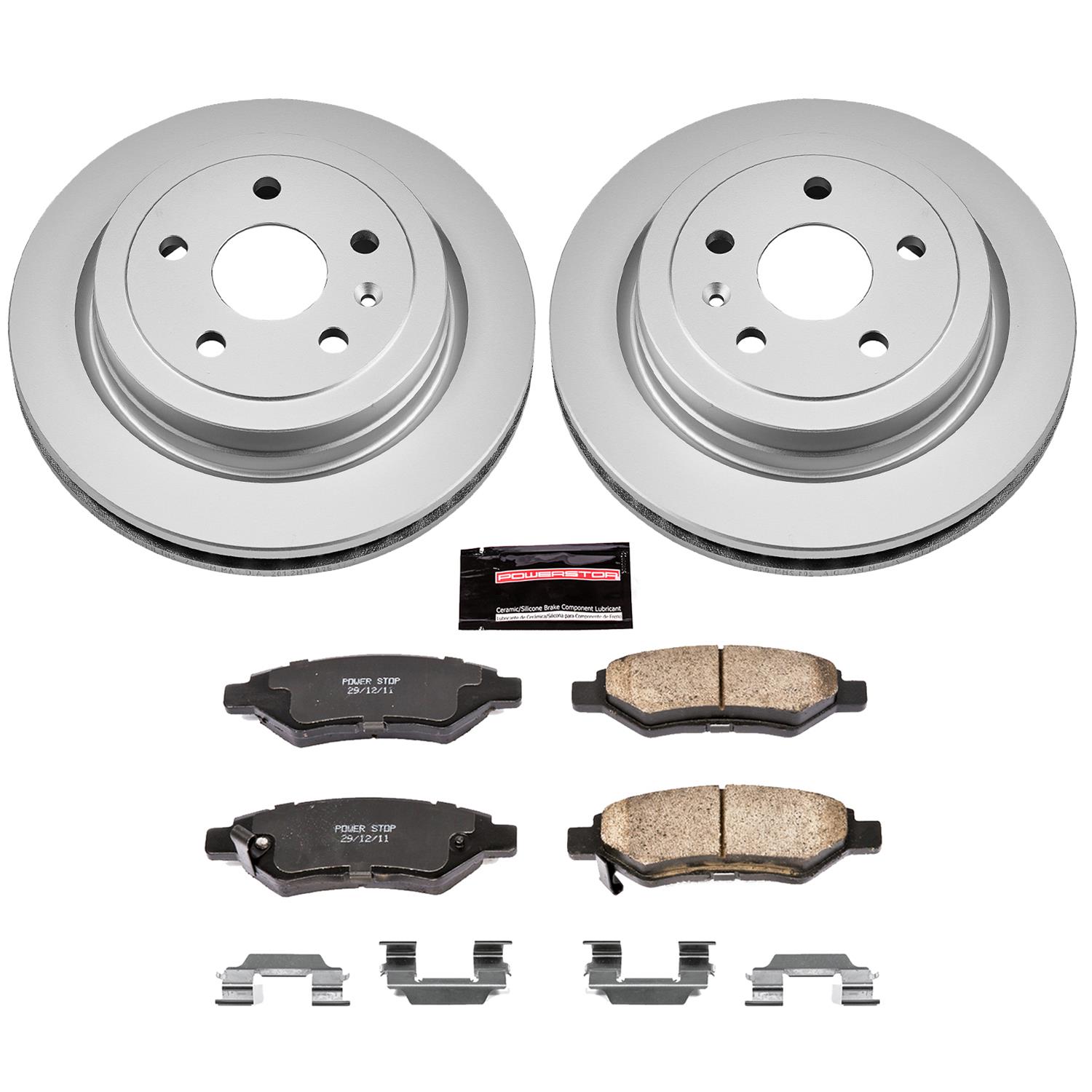 Power Stop 08-14 Cadillac CTS Front & Rear Z17 Evolution Geomet Coated Brake Kit (1x psbCRK3072, 1x psbCRK4721) thumbnail 5
