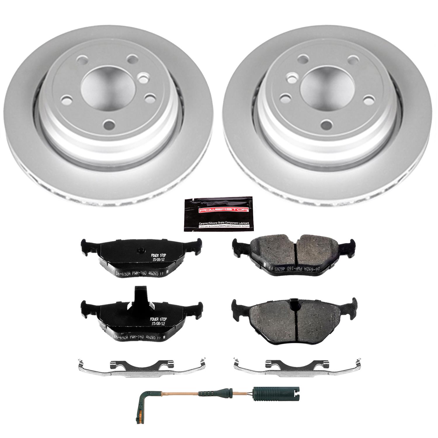 Power Stop CRK3125 rear Z23 Evolution Geomet Coated Brake Kit