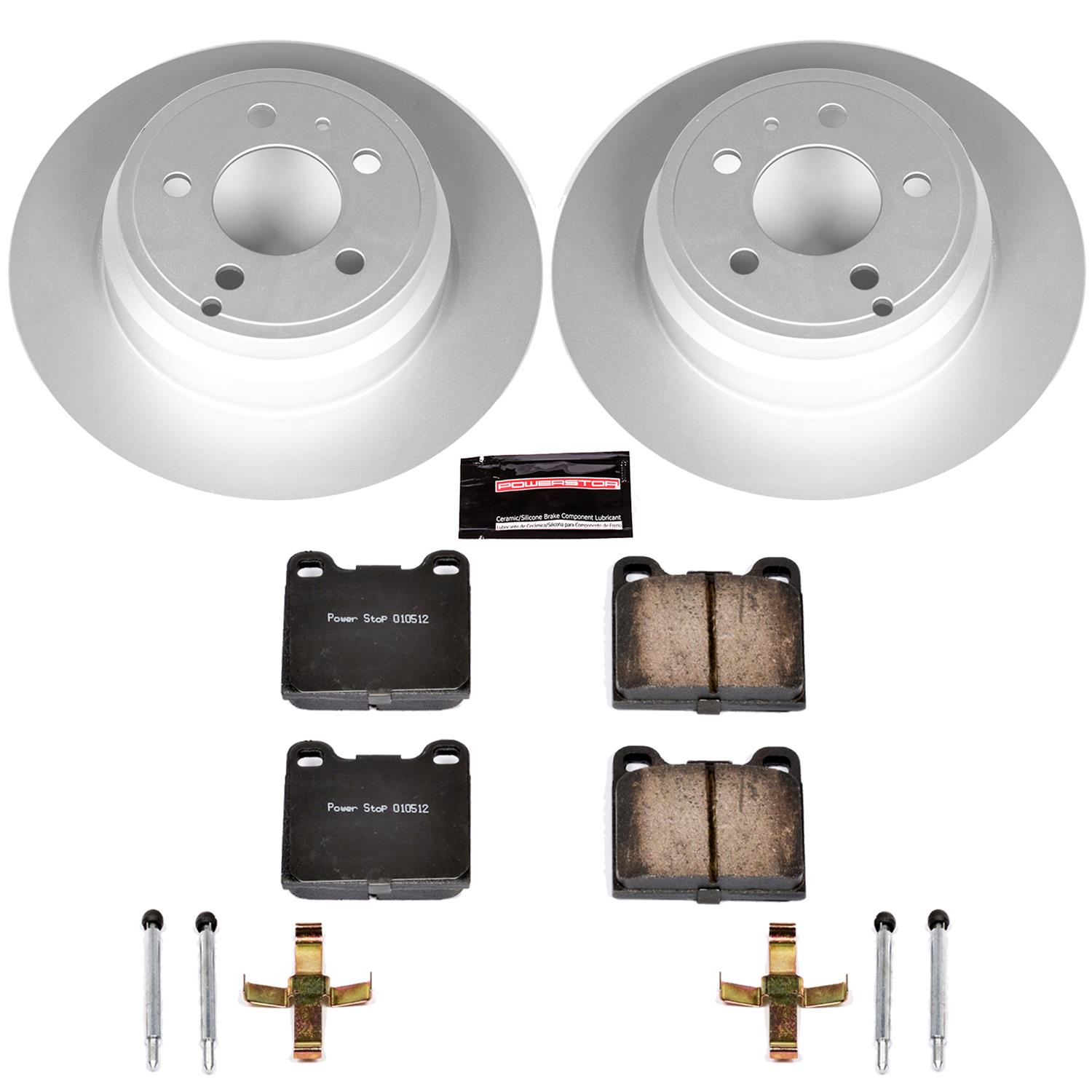 Power Stop 94-97 Volvo 850 Front & Rear Z23 Evolution Sport Coated Brake Kit (1x psbCRK3145, 1x psbCRK572) thumbnail 6