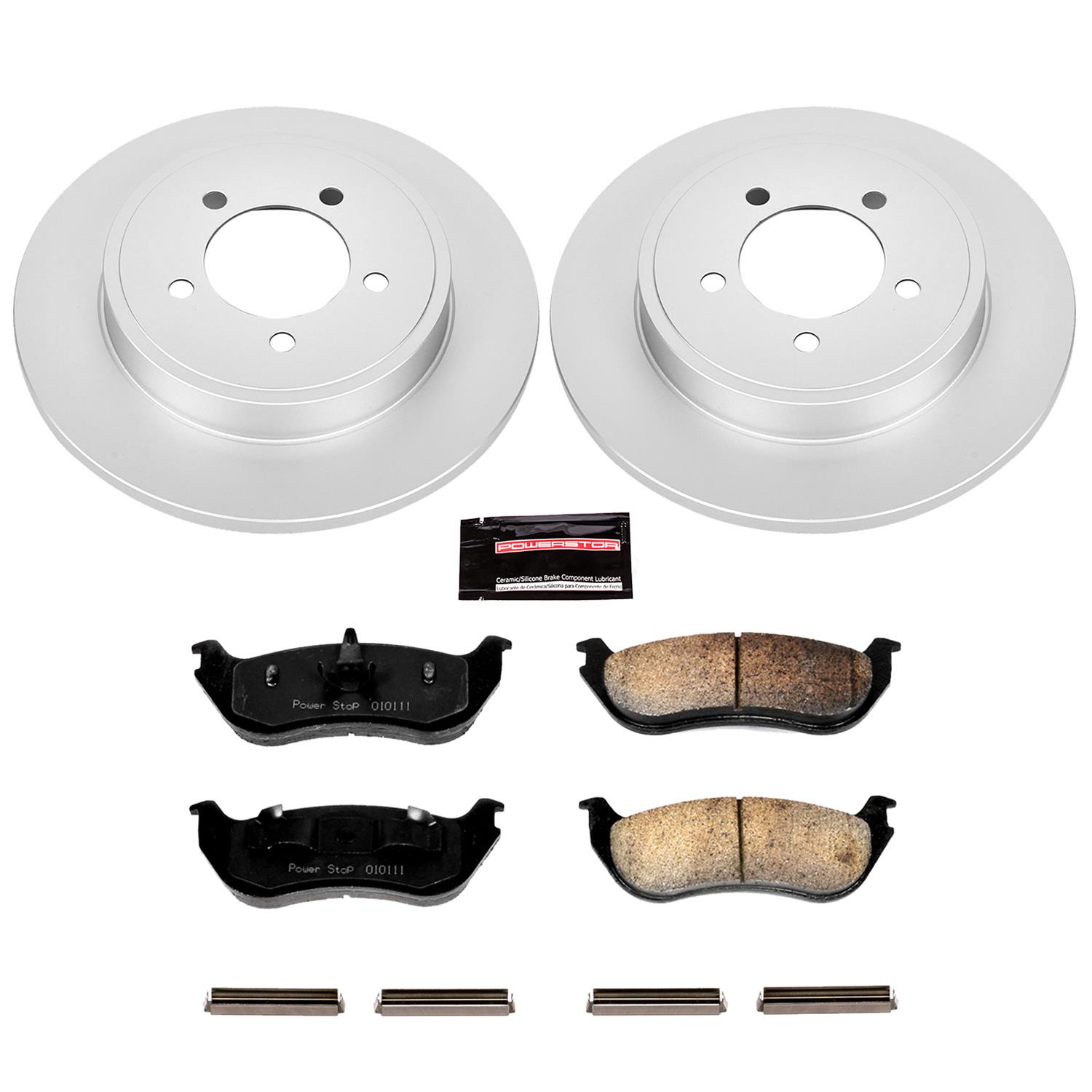 Power Stop 02-05 Ford Explorer Front & Rear Z17 Evolution Geomet Coated Brake Kit (1x psbCRK1931, 1x psbCRK3150) thumbnail 8