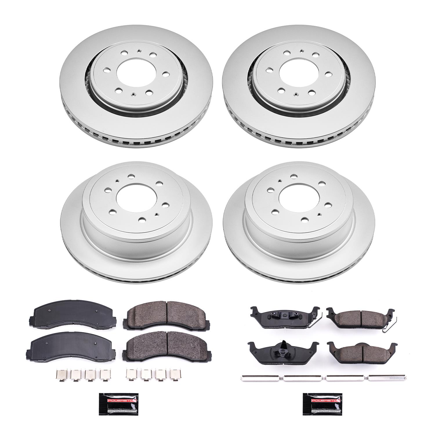 Power Stop 10-11 Ford F-150 Front & Rear Z17 Evolution Geomet Coated Brake Kit (1x psbCRK3167, 1x psbCRK1950) thumbnail 4