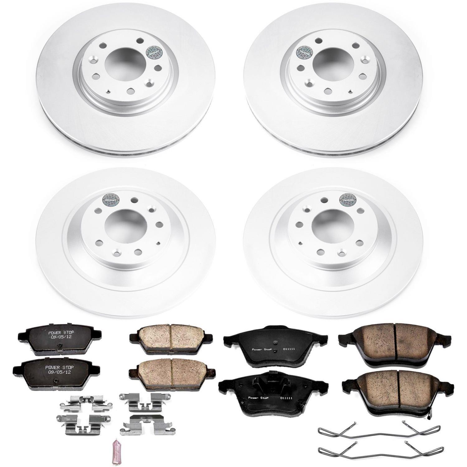 Power Stop 06-07 Mazda 6 Front & Rear Z17 Evolution Geomet Coated Brake Kit (1x psbCRK4660, 1x psbCRK4655) thumbnail 5