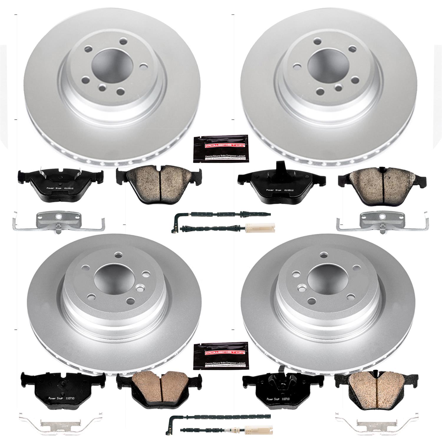 Power Stop 2009 BMW 335d Front & Rear Z23 Evolution Sport Coated Brake Kit (1x psbCRK045, 1x psbCRK5281) thumbnail 4
