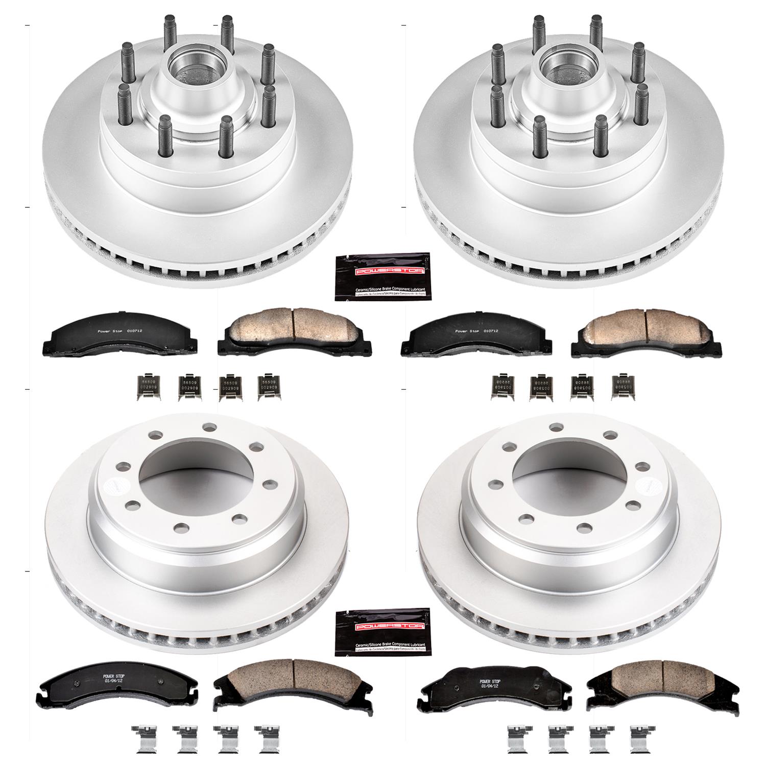 Power Stop 17-18 Ford E-450 Super Duty Front and Rear Z17 Coated Brake Kit (2x psbAR82129EVC, 1x psbCRK4593, 1x psb17-1328) thumbnail 8