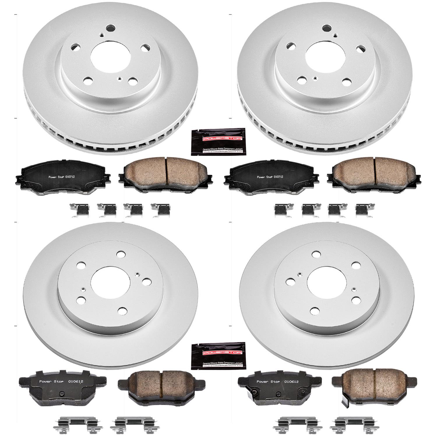 Power Stop 08-15 Scion xB Front & Rear Z17 Evolution Geomet Coated Brake Kit (1x psbCRK258, 1x psbCRK4737) thumbnail 4