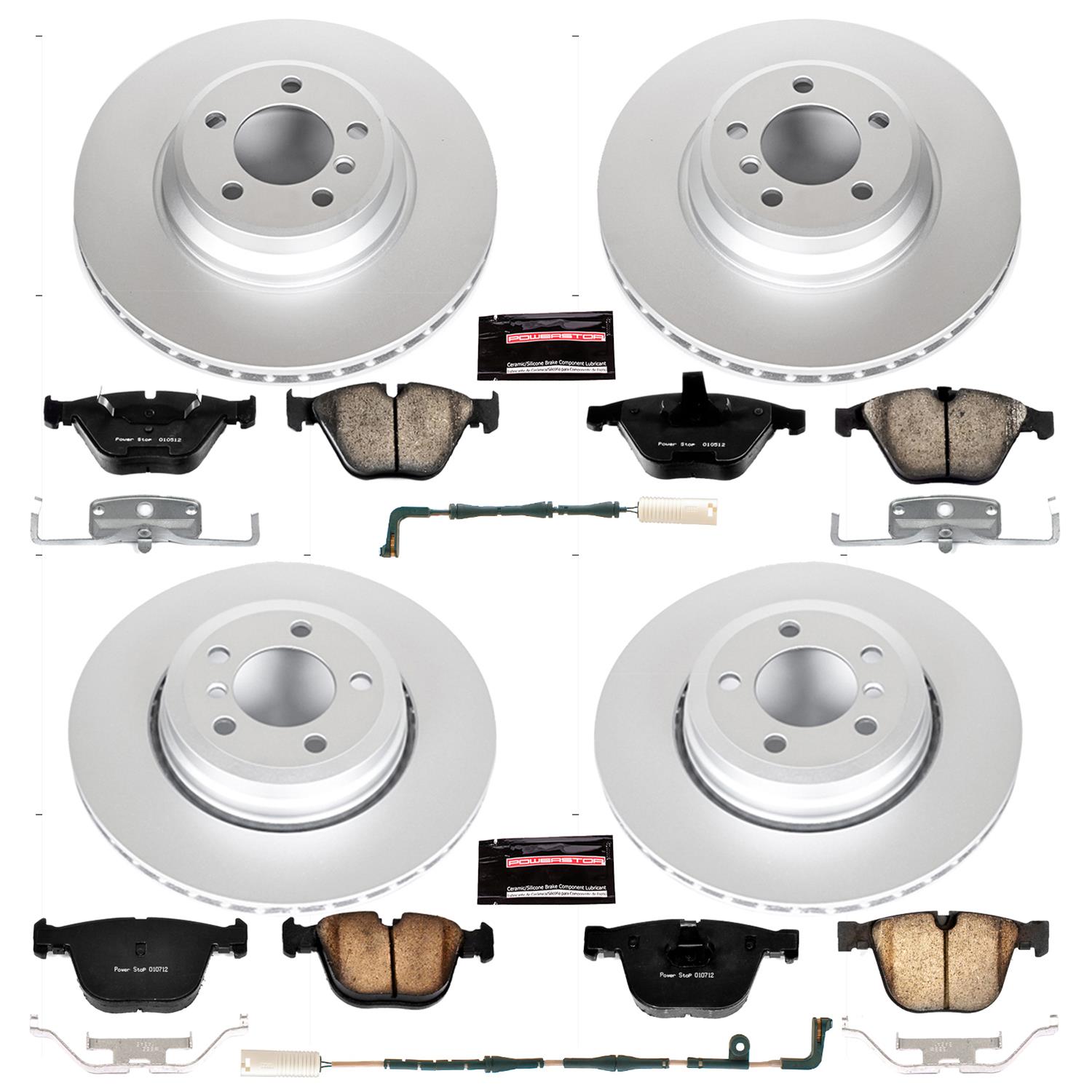 Power Stop 06-08 BMW 750i Front & Rear Z23 Evolution Sport Coated Brake Kit (1x psbCRK5283, 1x psbCRK2054) thumbnail 4