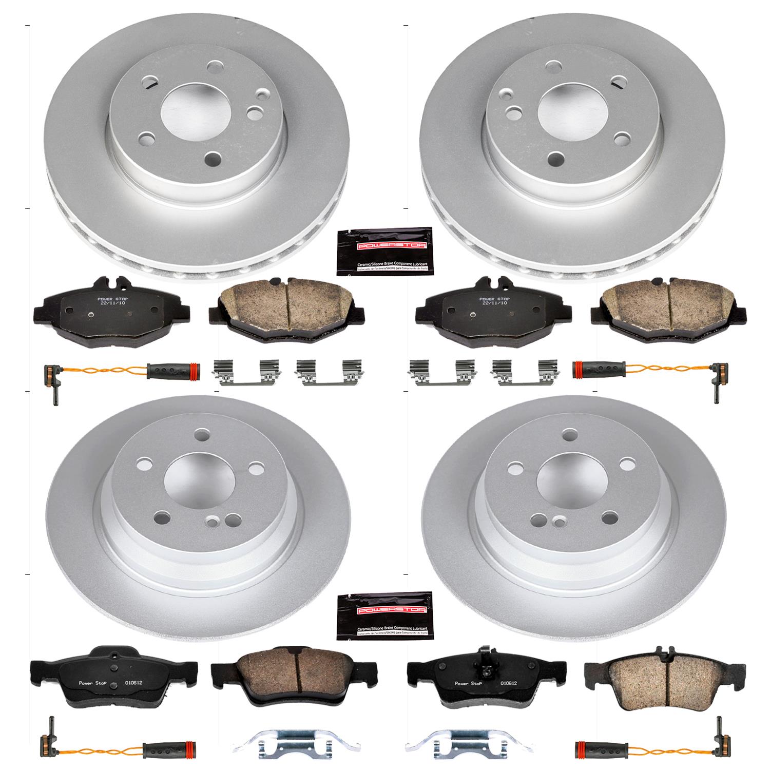 Power Stop 2006 Mercedes-Benz E320 Front & Rear Z23 Evolution Sport Coated Brake Kit (1x psbCRK5320, 1x psbCRK5326) thumbnail 4