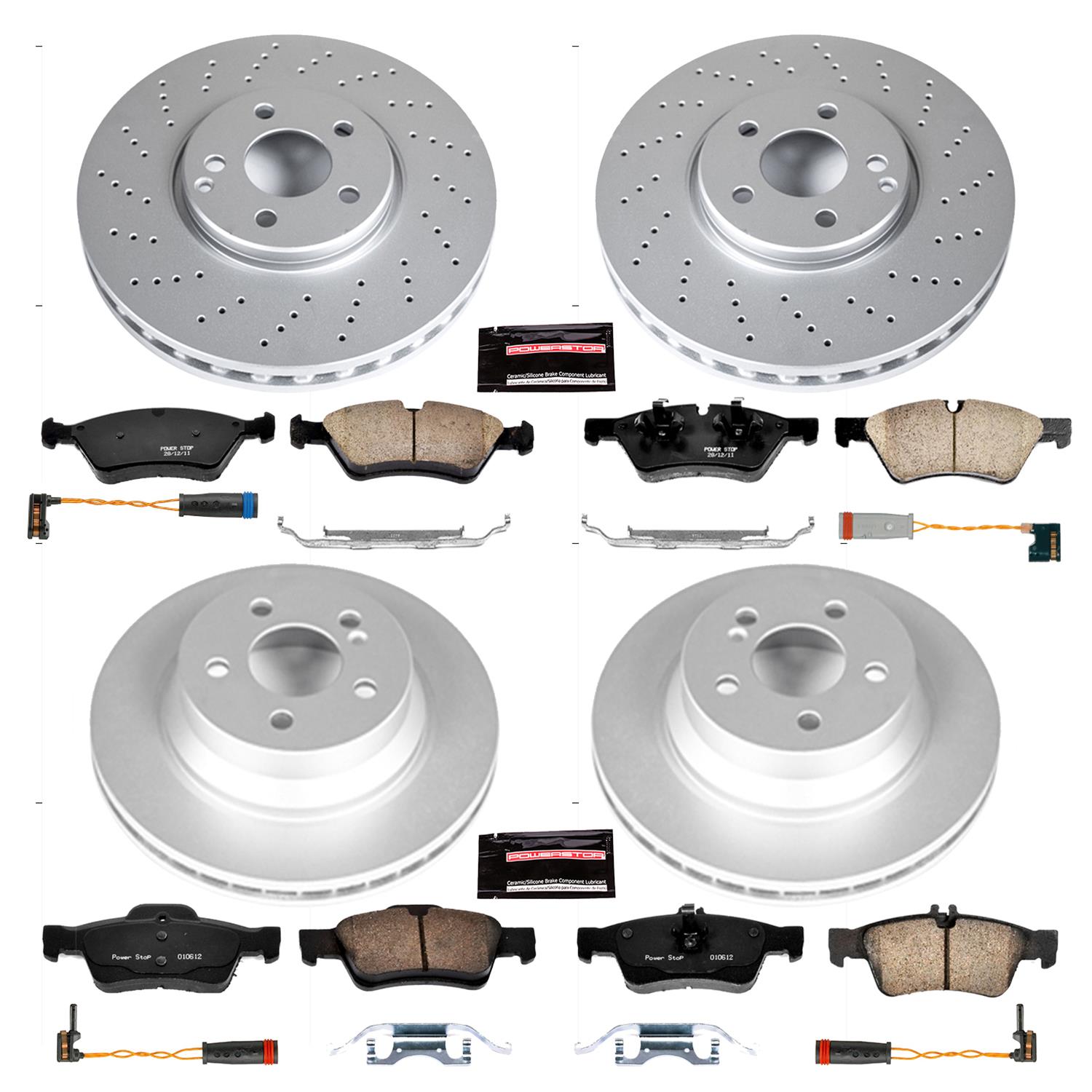 Power Stop 2006 Mercedes-Benz E500 Front & Rear Z23 Evolution Sport Coated Brake Kit (1x psbCRK4644, 1x psbCRK5322) thumbnail 4