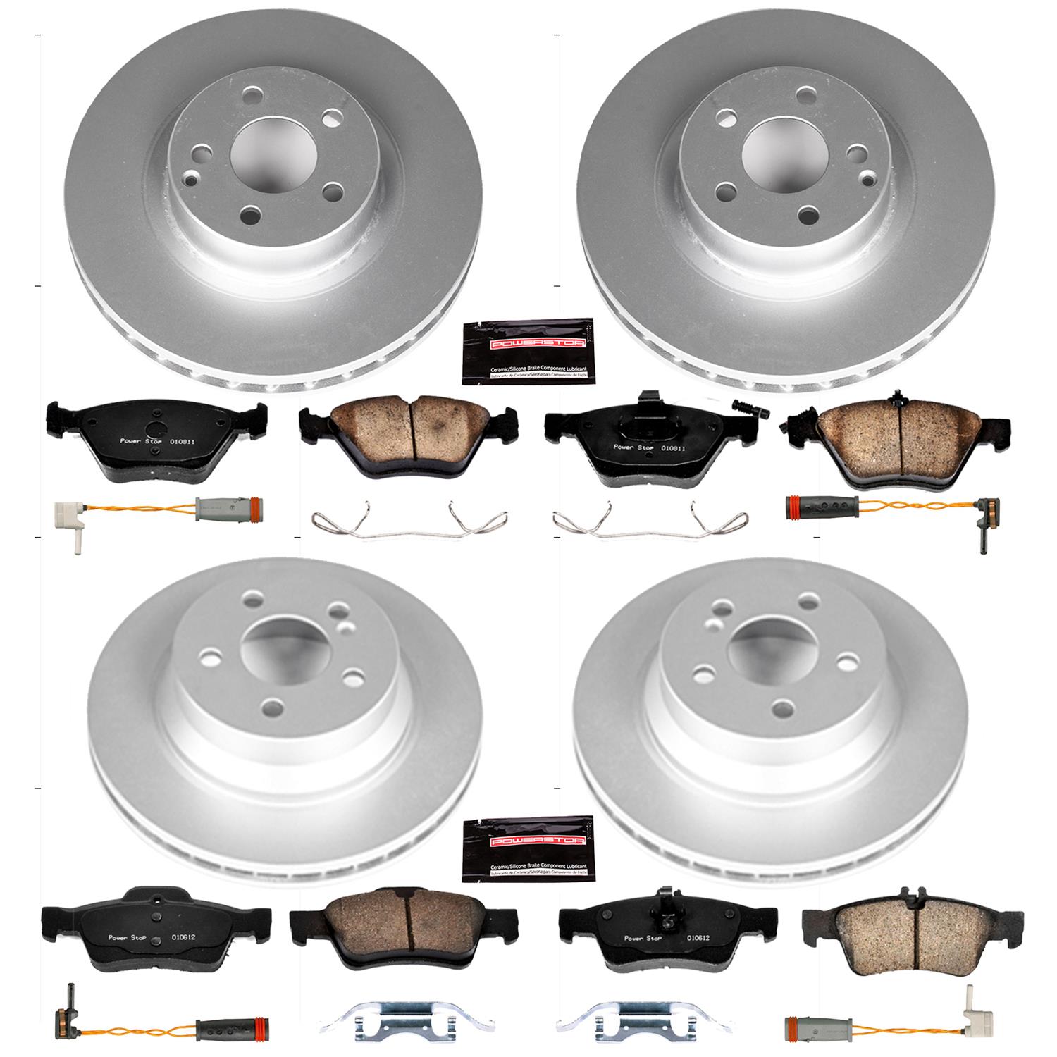 Power Stop 2006 Mercedes-Benz E350 Front & Rear Z23 Evolution Sport Coated Brake Kit (1x psbCRK5168, 1x psbCRK5323) thumbnail 4