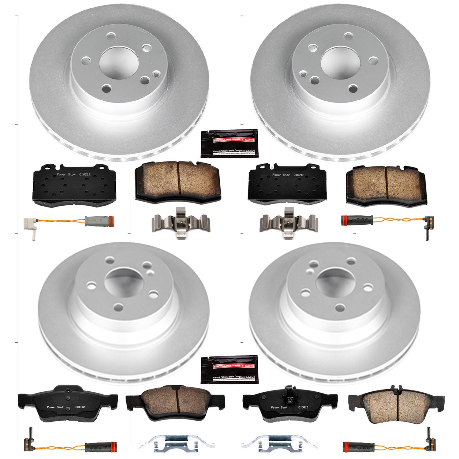 Power Stop 03-06 Mercedes-Benz E500 Front & Rear Z23 Evolution Sport Coated Brake Kit (1x psbCRK5239, 1x psbCRK5322) thumbnail 4