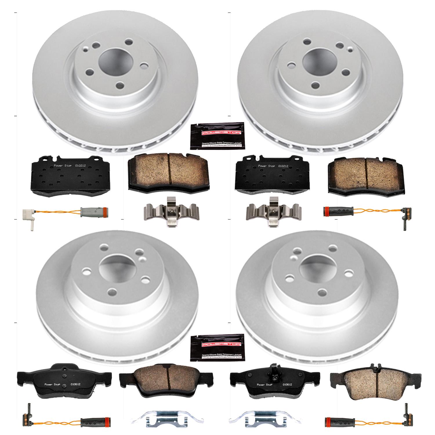 Power Stop 07-09 Mercedes-Benz E350 Front & Rear Z23 Evolution Sport Coated Brake Kit (1x psbCRK5241, 1x psbCRK5322) thumbnail 4