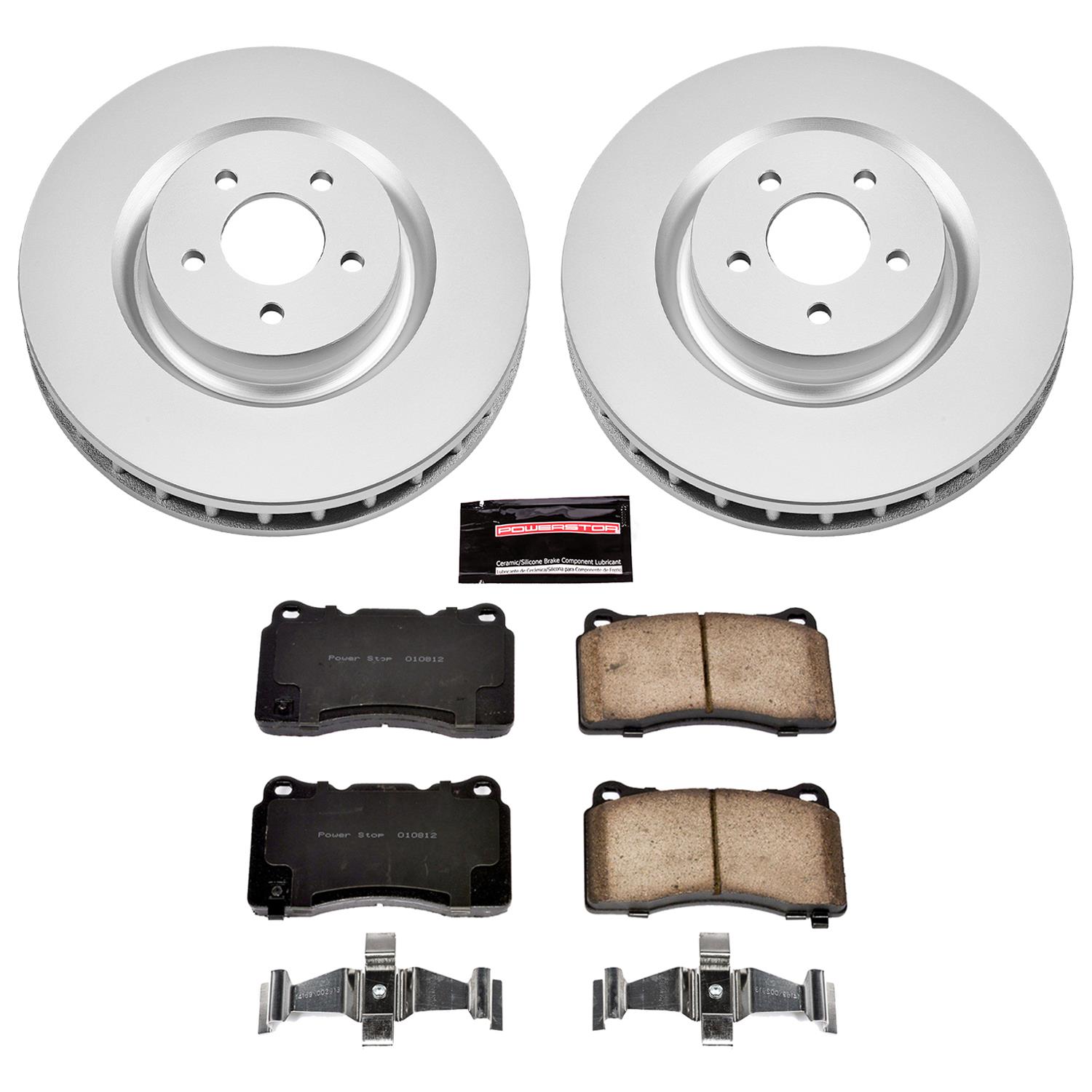 Power Stop 07-11 Ford Mustang Front & Rear Z17 Evolution Geomet Coated Brake Kit (1x psbCRK4547, 1x psbCRK1384) thumbnail 5