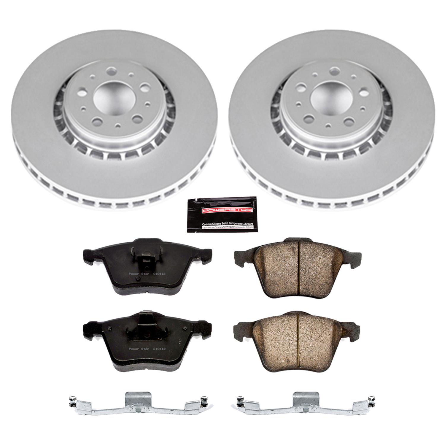 Power Stop 03-14 Volvo XC90 Front & Rear Z23 Evolution Sport Coated Brake Kit (1x psbCRK3039, 1x psbCRK4552) thumbnail 8