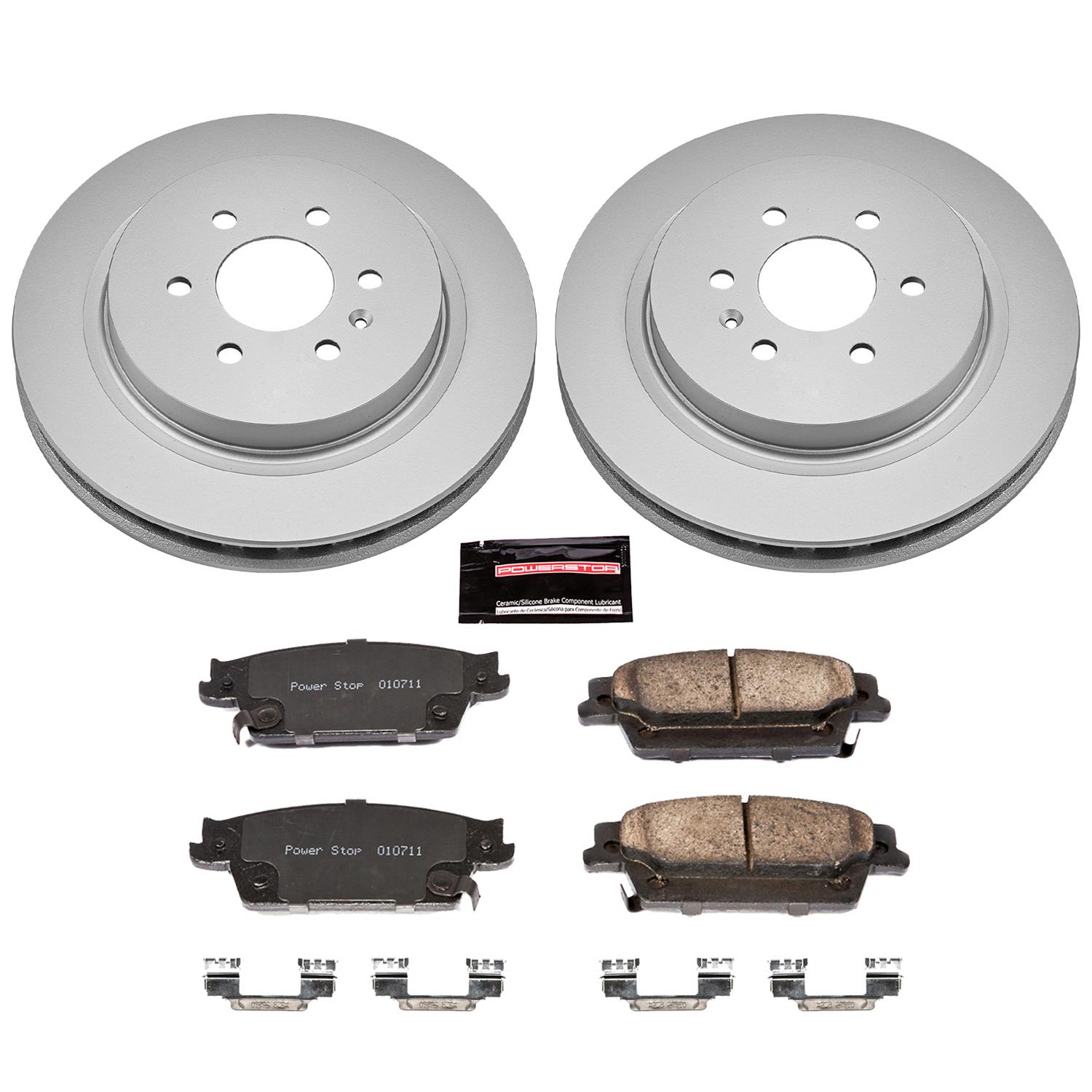 Power Stop 04-09 Cadillac SRX Front & Rear Z17 Evolution Geomet Coated Brake Kit (1x psbCRK4568, 1x psbCRK1449) thumbnail 5