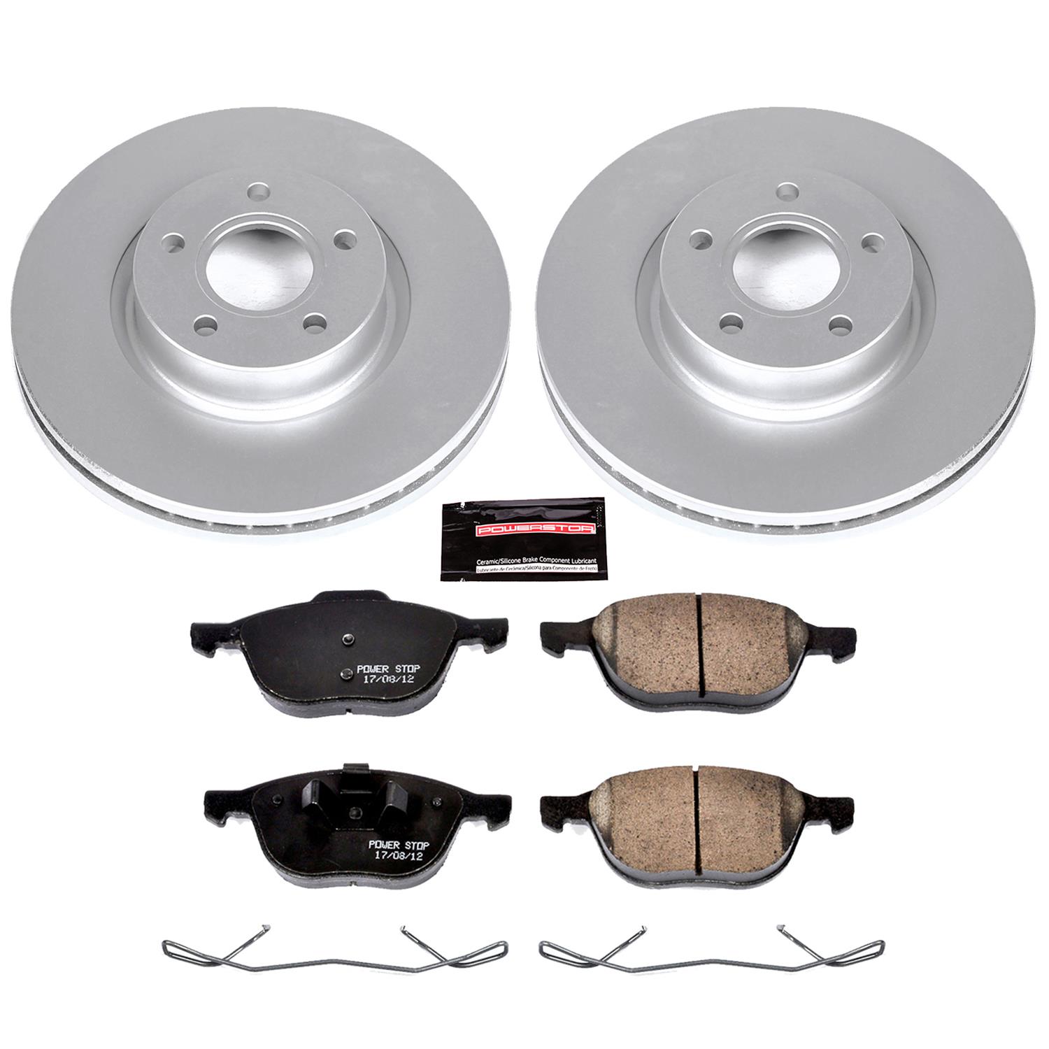 Power Stop 04-05 Volvo S40 Front & Rear Z23 Evolution Sport Coated Brake Kit (1x psbCRK4575, 1x psbCRK5309) thumbnail 5