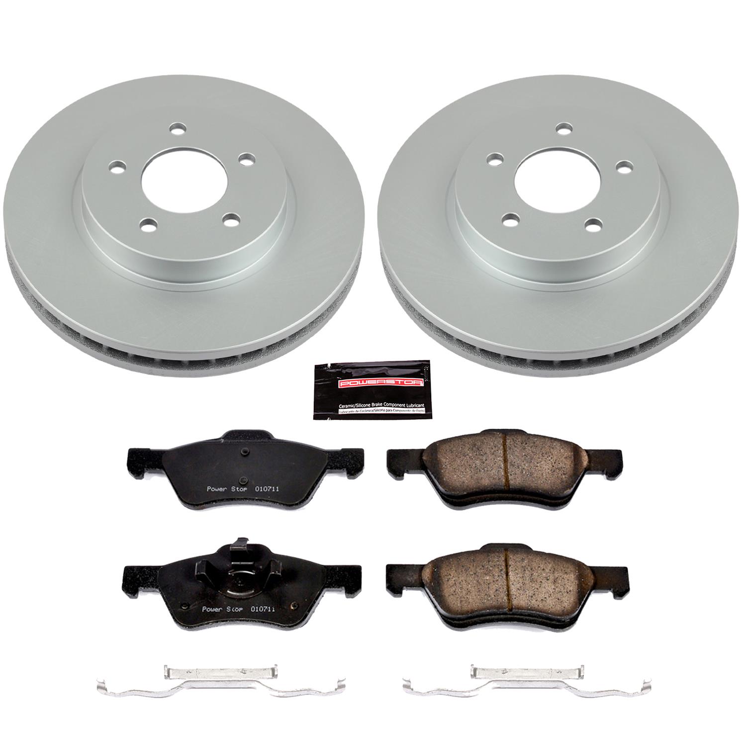 Power Stop 05-07 Ford Escape Front & Rear Z17 Evolution Geomet Coated Brake Kit (1x psbCRK4585, 1x psbCRK4580) thumbnail 7
