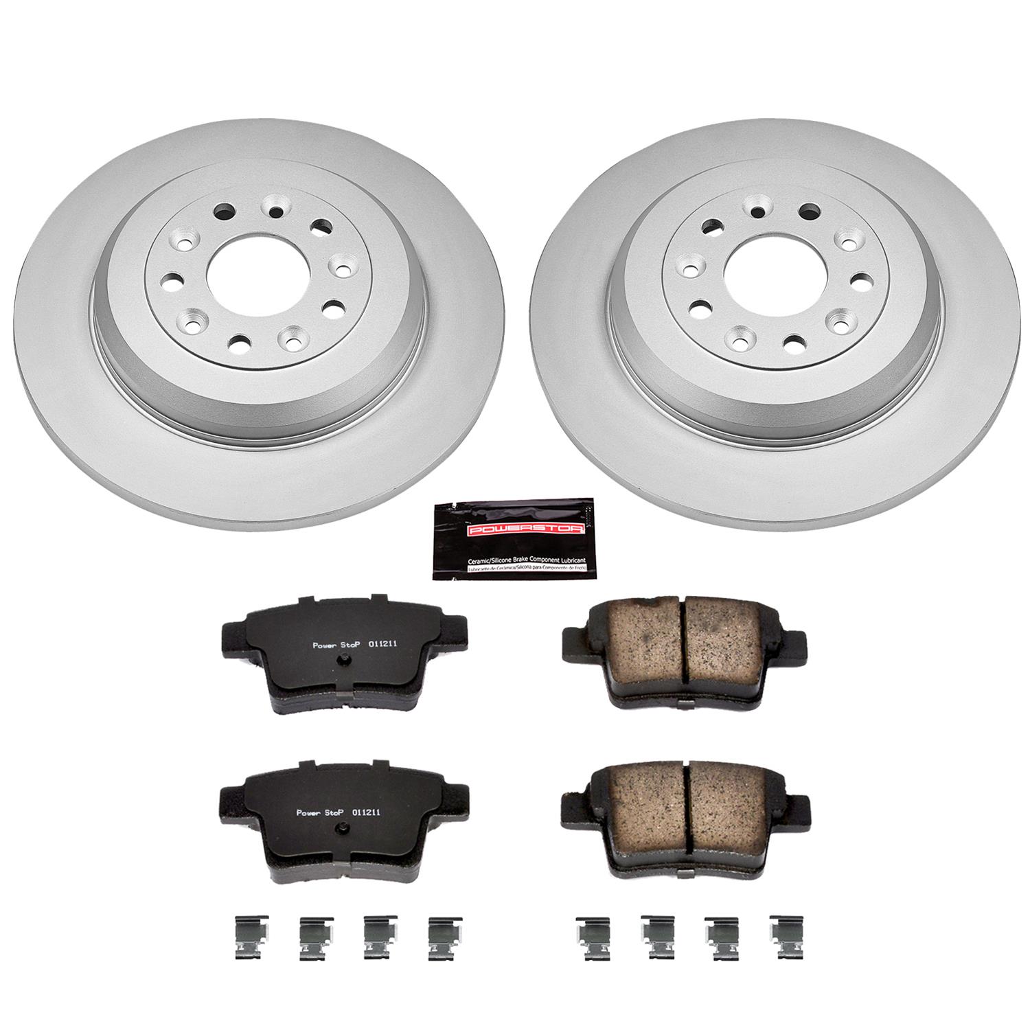 Power Stop 05-07 Ford Five Hundred Front & Rear Z17 Evolution Geomet Coated Brake Kit (1x psbCRK4600, 1x psbCRK4599) thumbnail 6