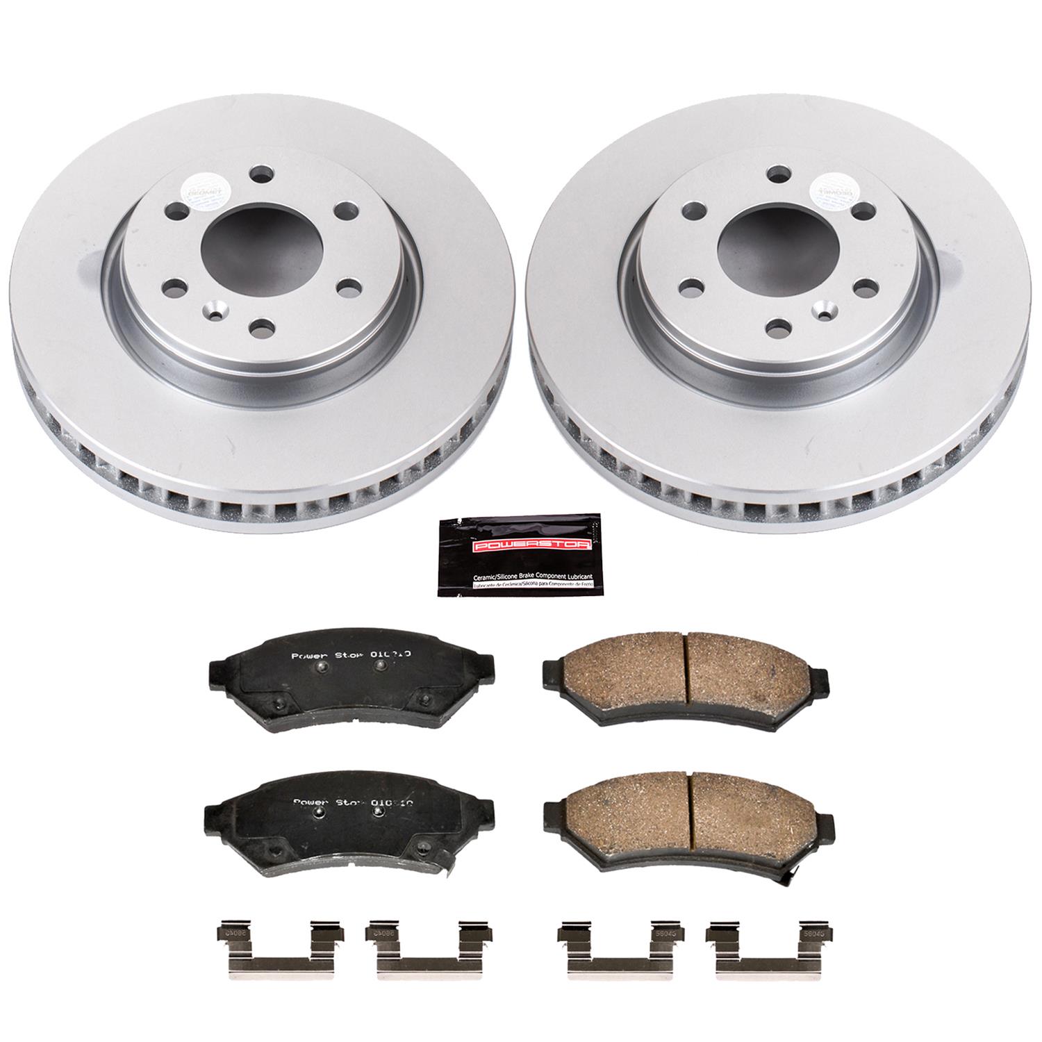 Power Stop 06-07 Buick Terraza Front & Rear Z17 Evolution Geomet Coated Brake Kit (1x psbCRK4609, 1x psbCRK4602) thumbnail 7