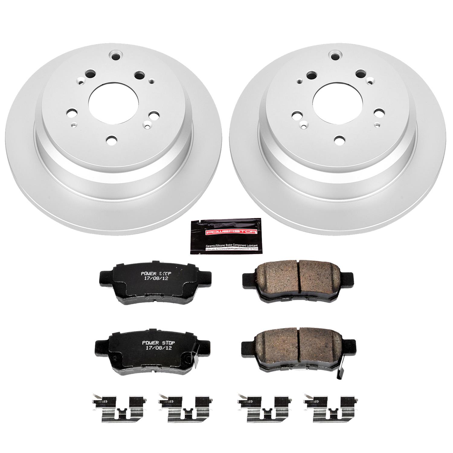 Power Stop 05-10 Honda Odyssey Front & Rear Z17 Evolution Geomet Coated Brake Kit (1x psbCRK4604, 1x psbCRK2435) thumbnail 8