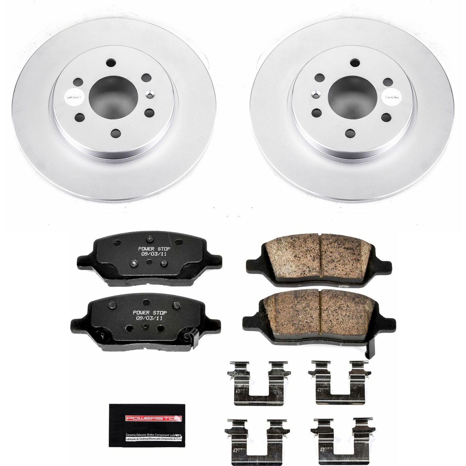 Power Stop 06-07 Buick Terraza Front & Rear Z17 Evolution Geomet Coated Brake Kit (1x psbCRK4609, 1x psbCRK4602) thumbnail 5