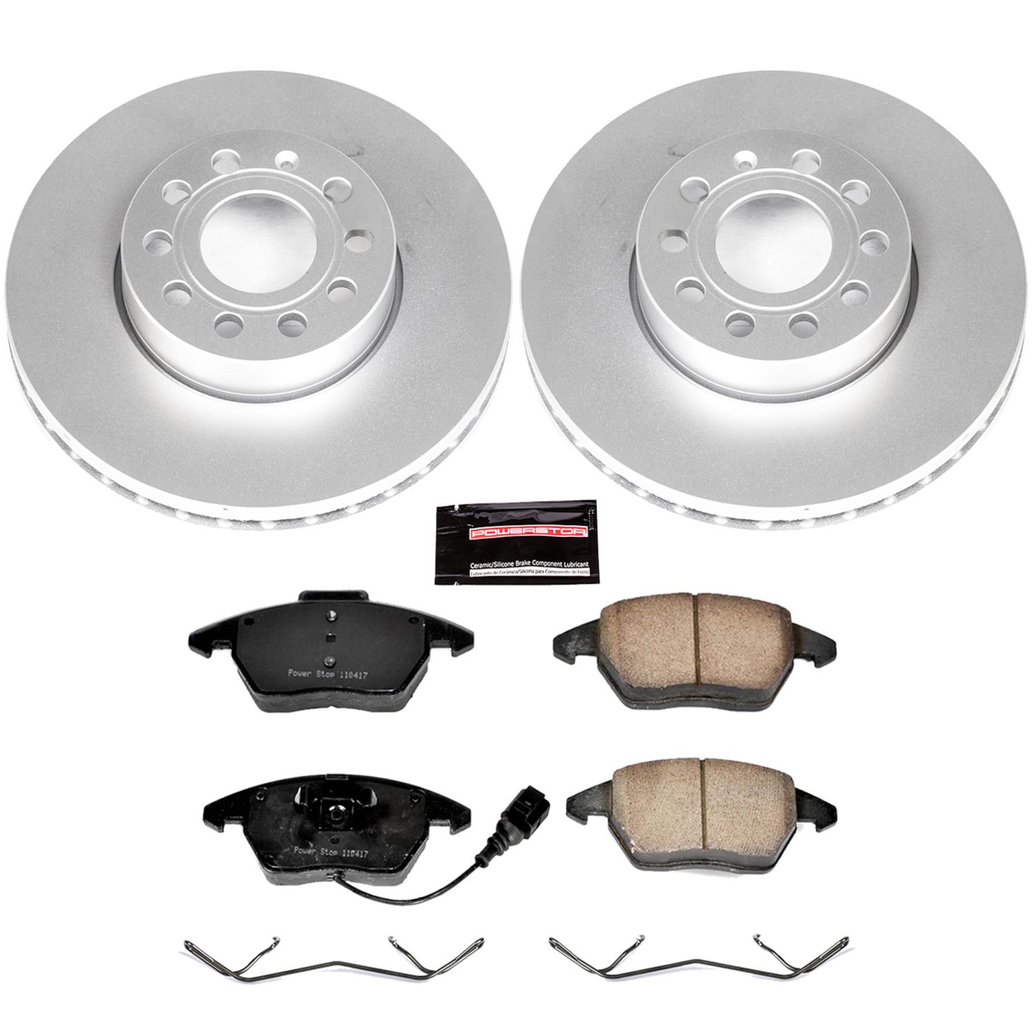 Power Stop 05-10 Volkswagen Jetta Front & Rear Z23 Evolution Sport Coated Brake Kit (1x psbCRK4623, 1x psbCRK4627) thumbnail 5