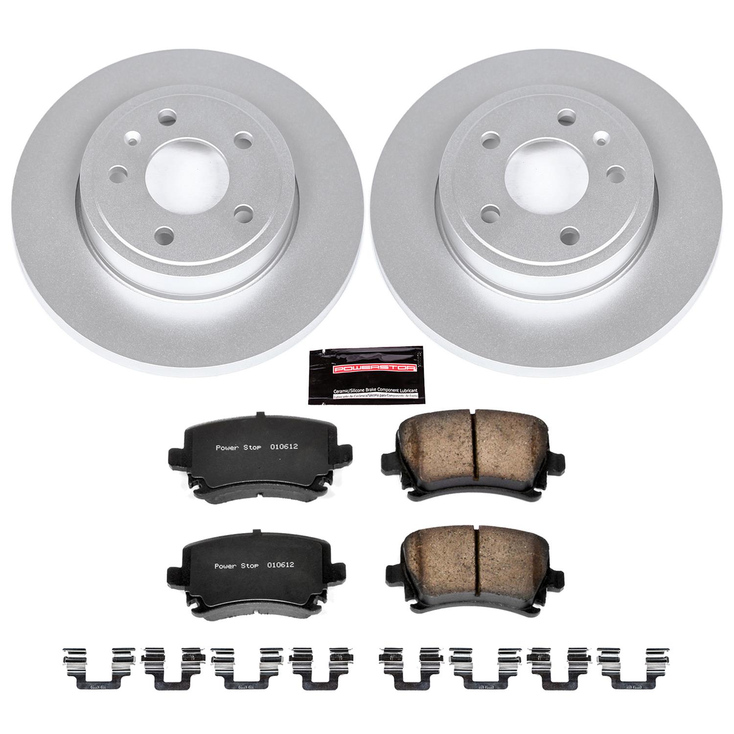 Power Stop 05-09 Audi A4 Front & Rear Z23 Evolution Sport Coated Brake Kit (1x psbCRK4624, 1x psbCRK2990) thumbnail 5