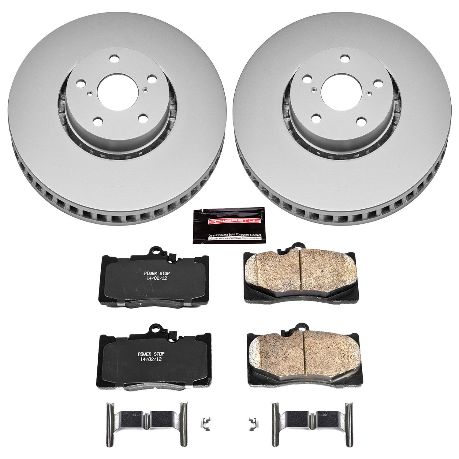 Power Stop 14-15 Lexus IS350 Front & Rear Z17 Evolution Geomet Coated Brake Kit (1x psbCRK6514, 1x psbCRK4633) thumbnail 4